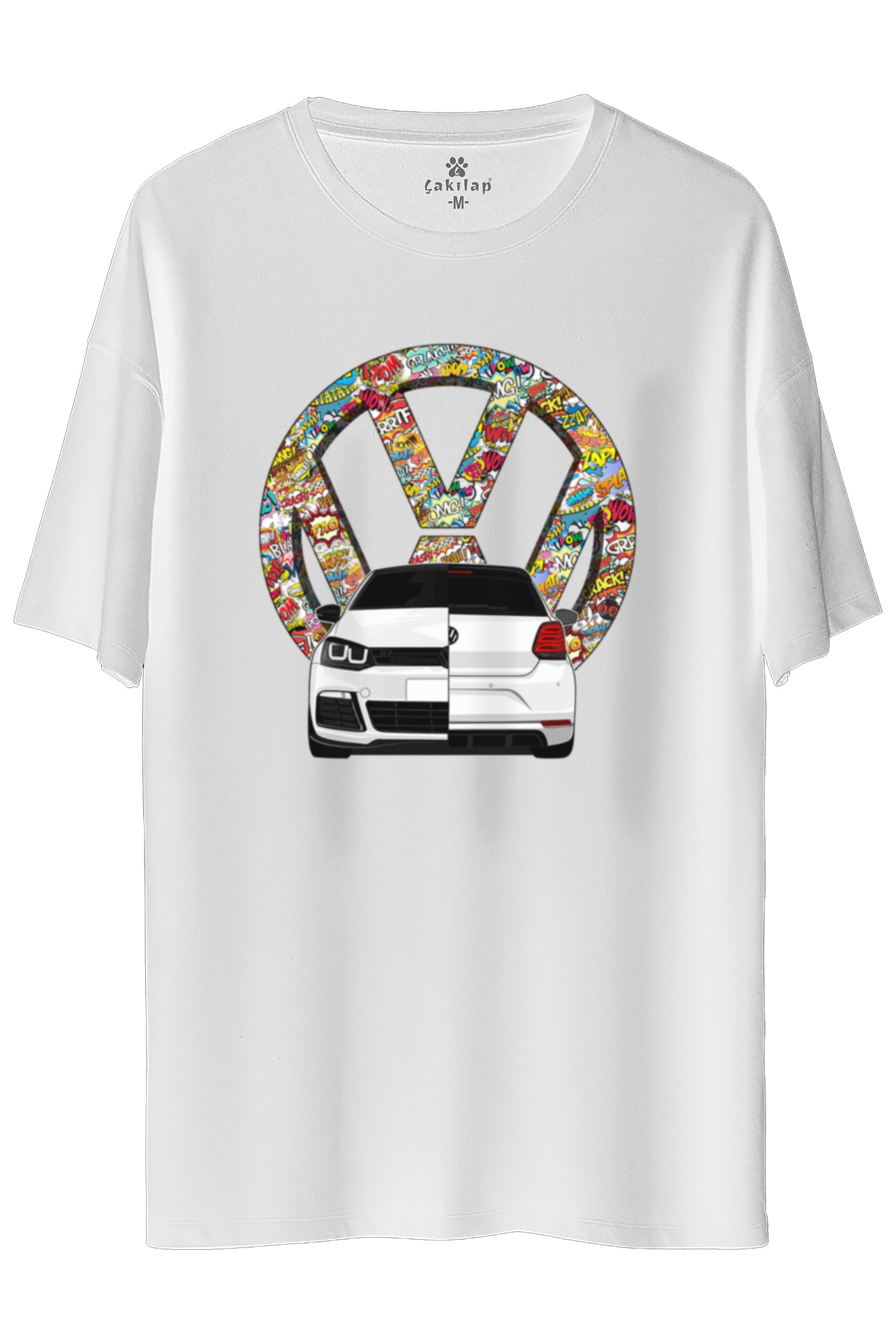 Vw Polo Mk5 Baskılı Oversize Tişört