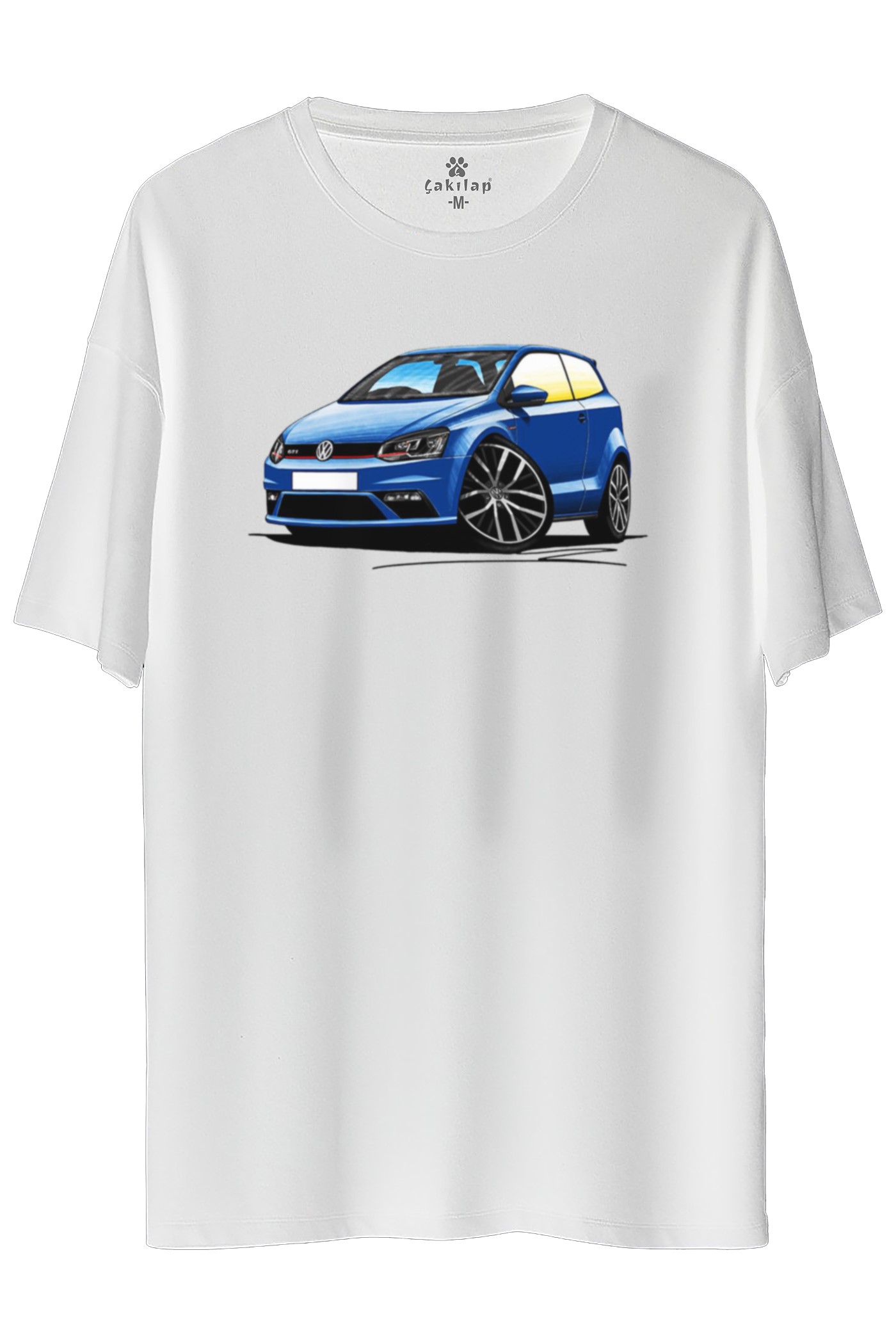 Vw Polo Mk5 Baskılı Oversize Tişört