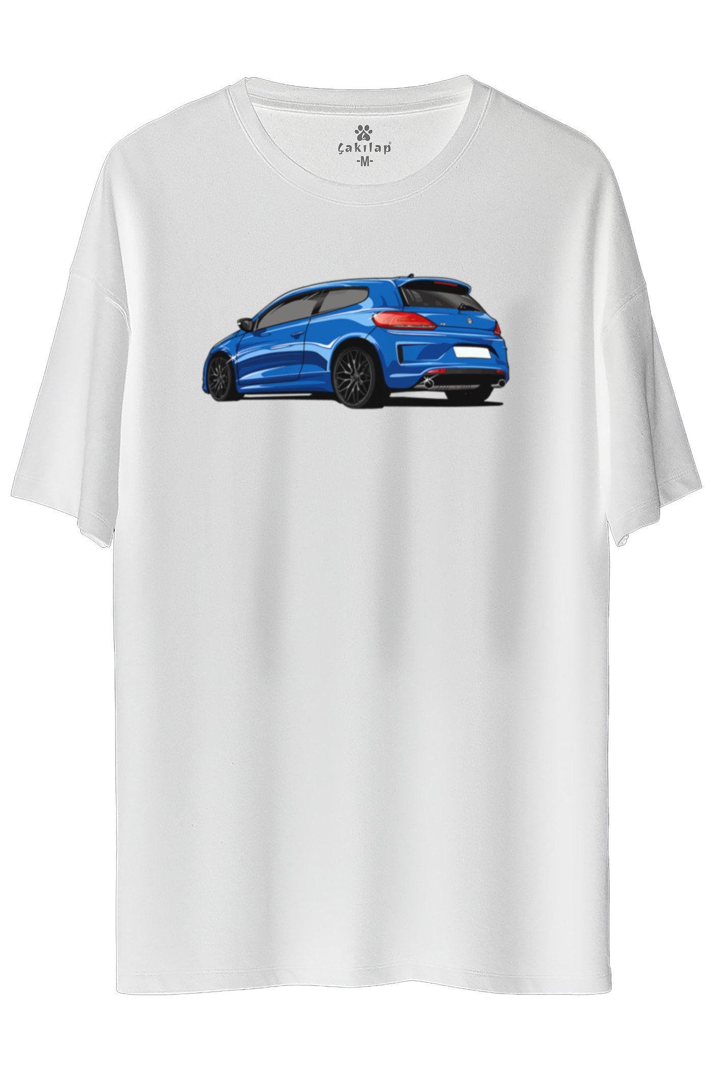 Vw Scirocco Baskılı Oversize Tişört