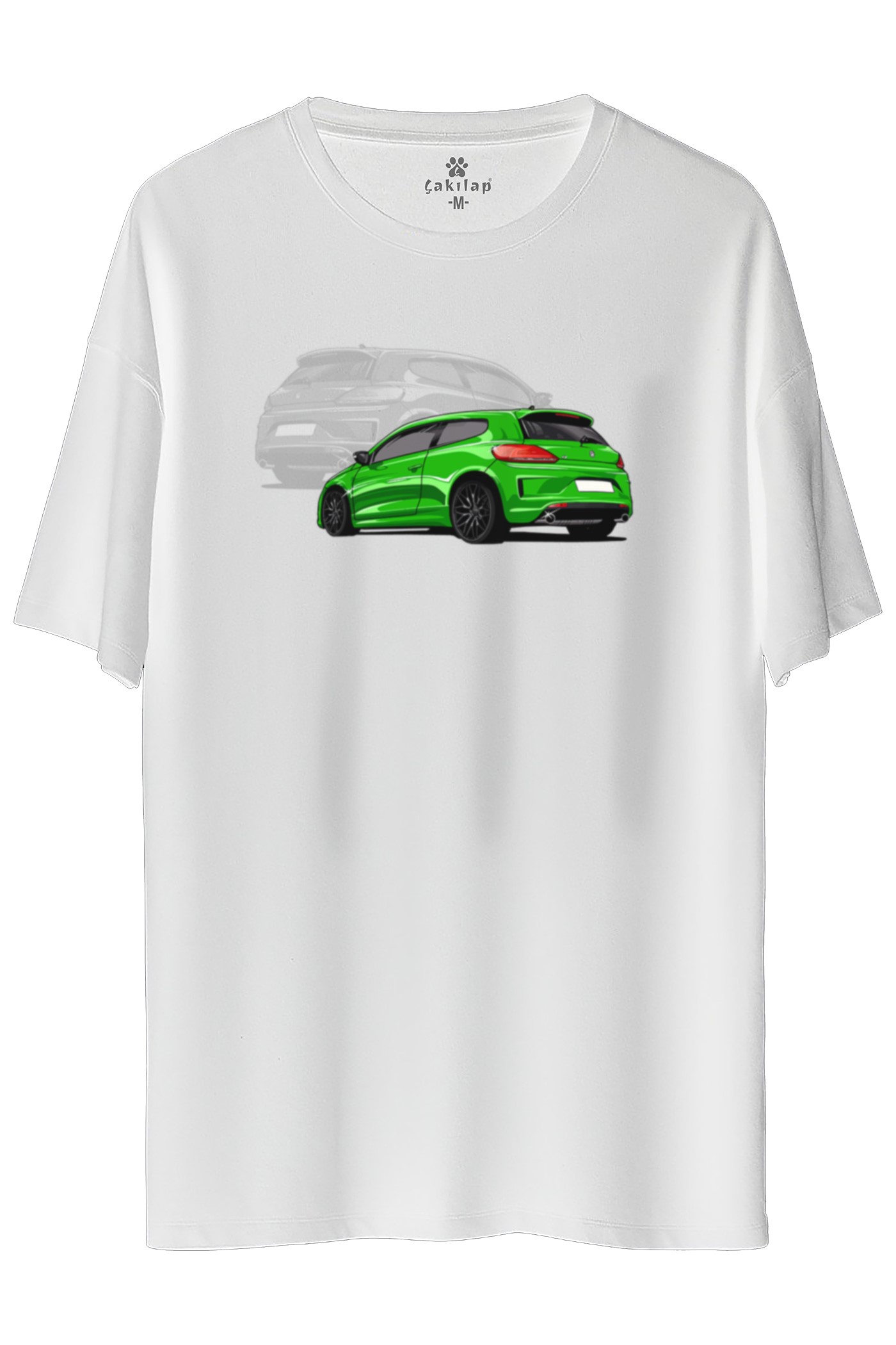 Vw Scirocco Baskılı Oversize Tişört