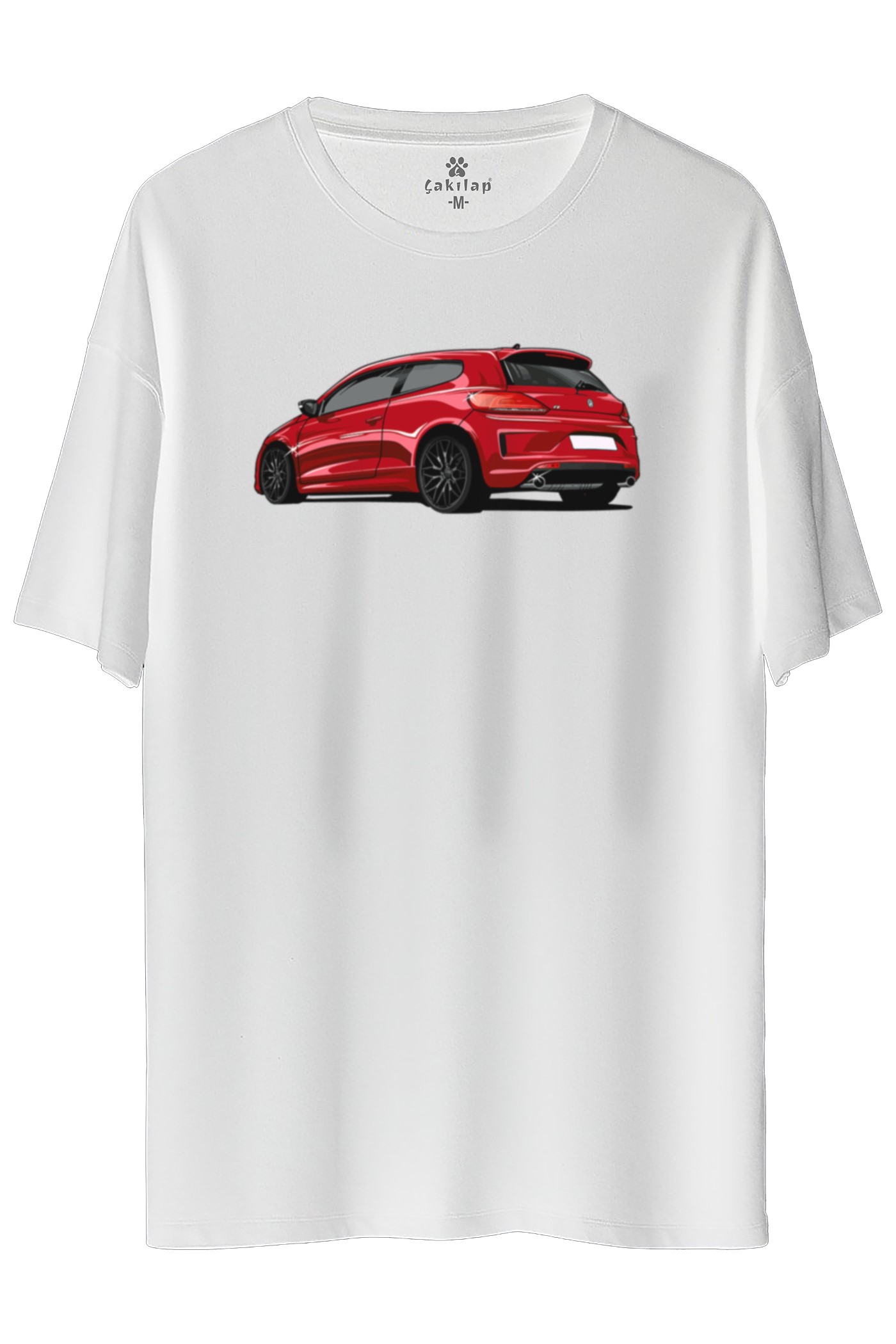 Vw Scirocco Baskılı Oversize Tişört