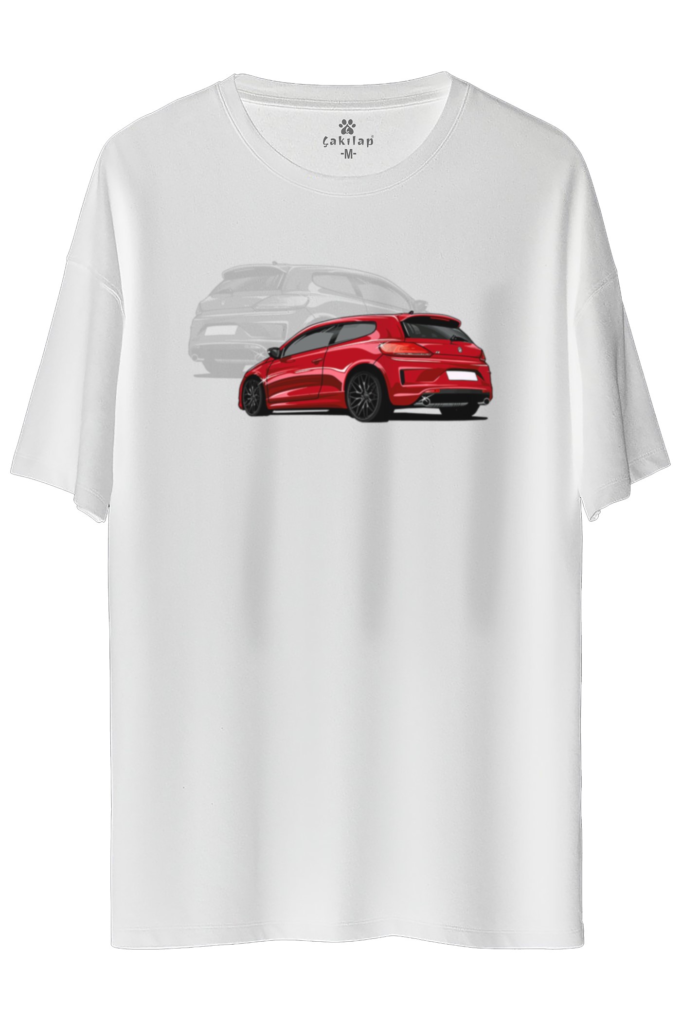 Vw Scirocco Baskılı Oversize Tişört