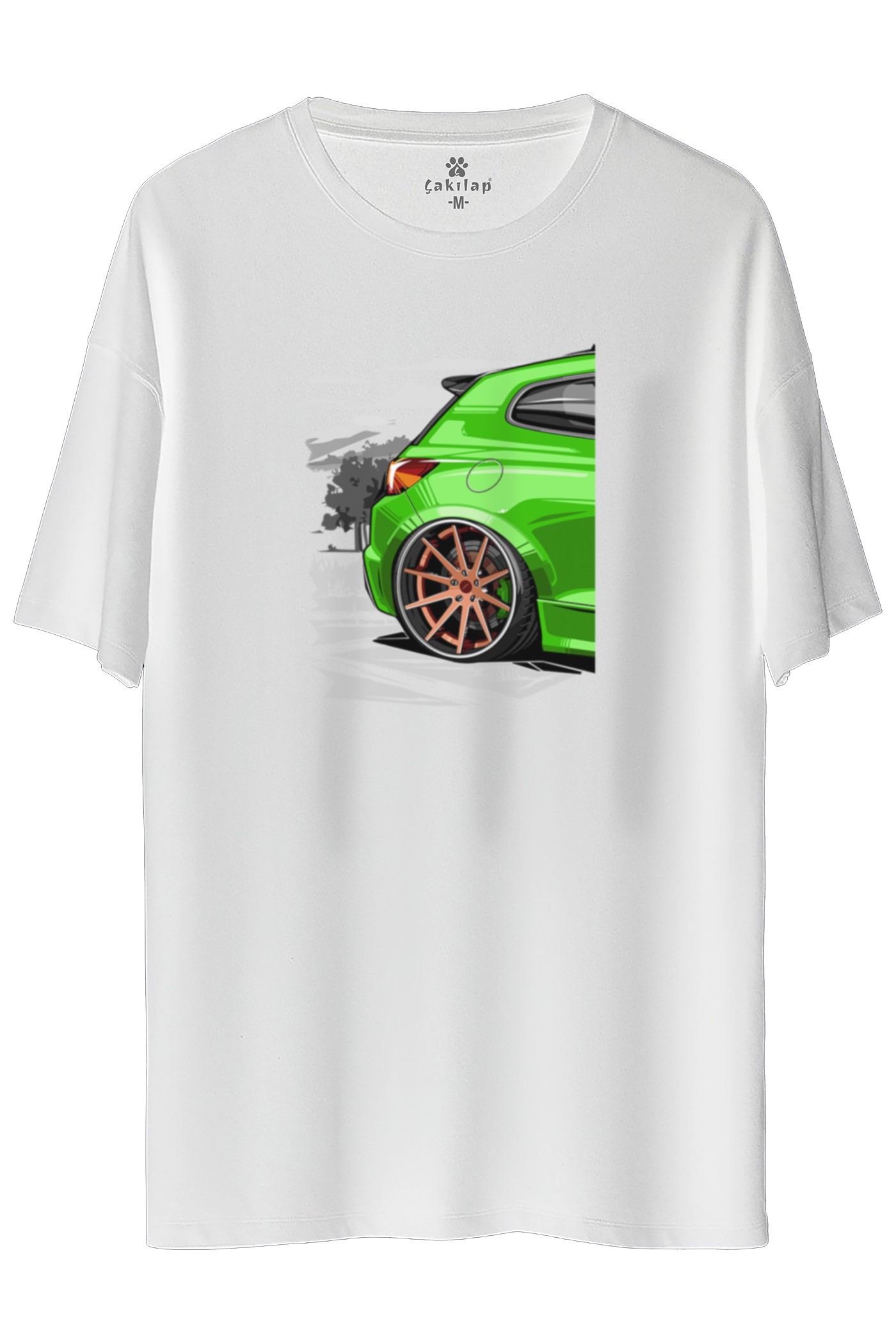 Vw Scirocco Baskılı Oversize Tişört