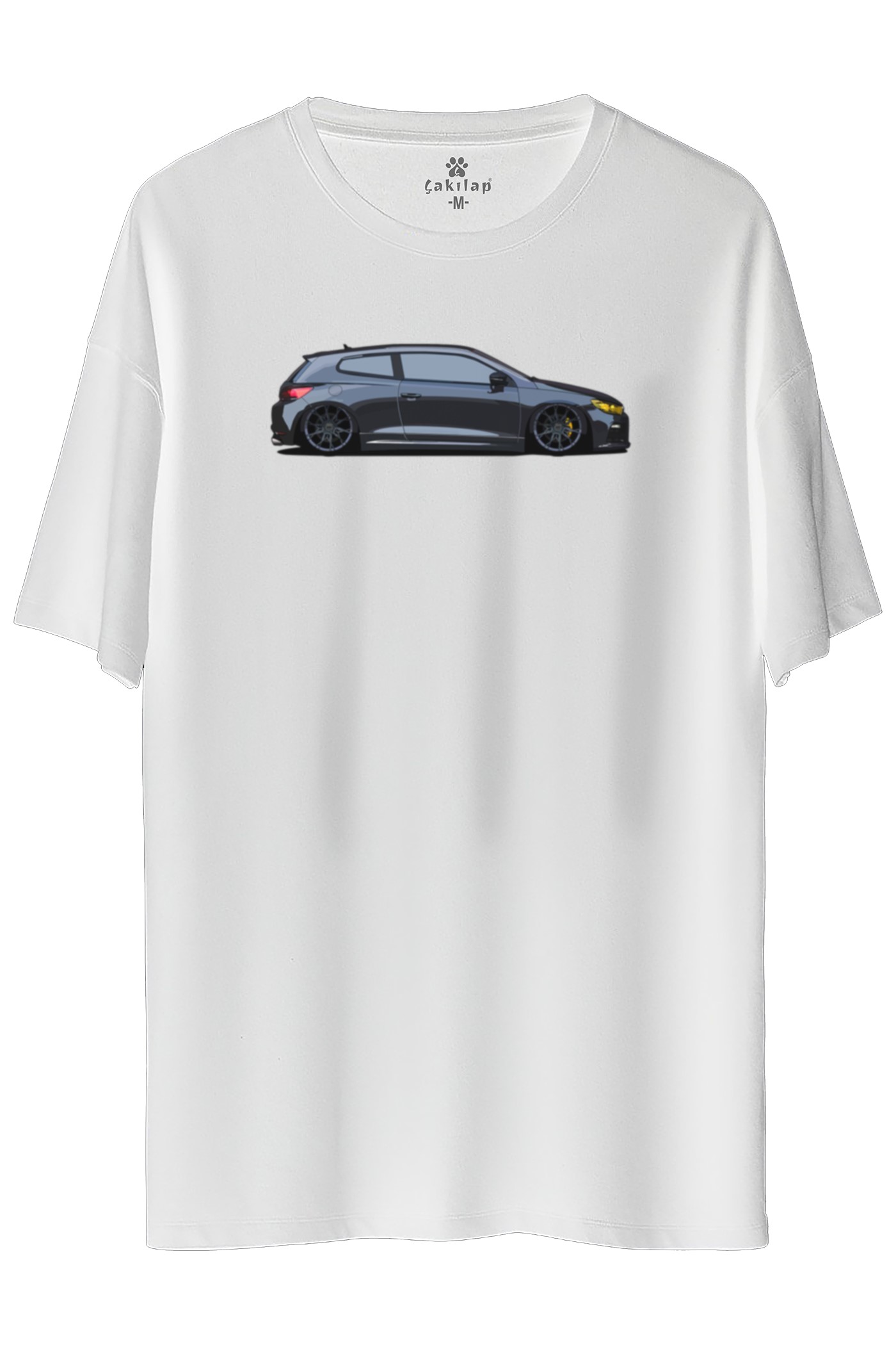 Vw Scirocco Baskılı Oversize Tişört