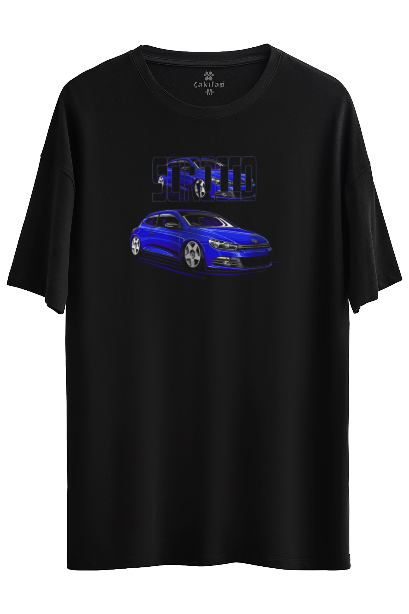 Vw Scirocco Baskılı Oversize Tişört