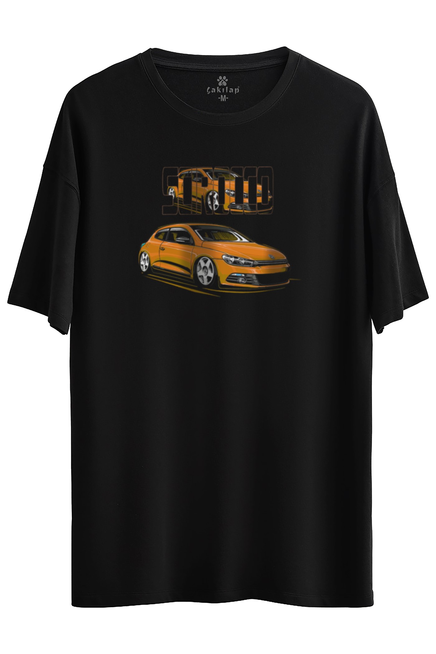 Vw Scirocco Baskılı Oversize Tişört