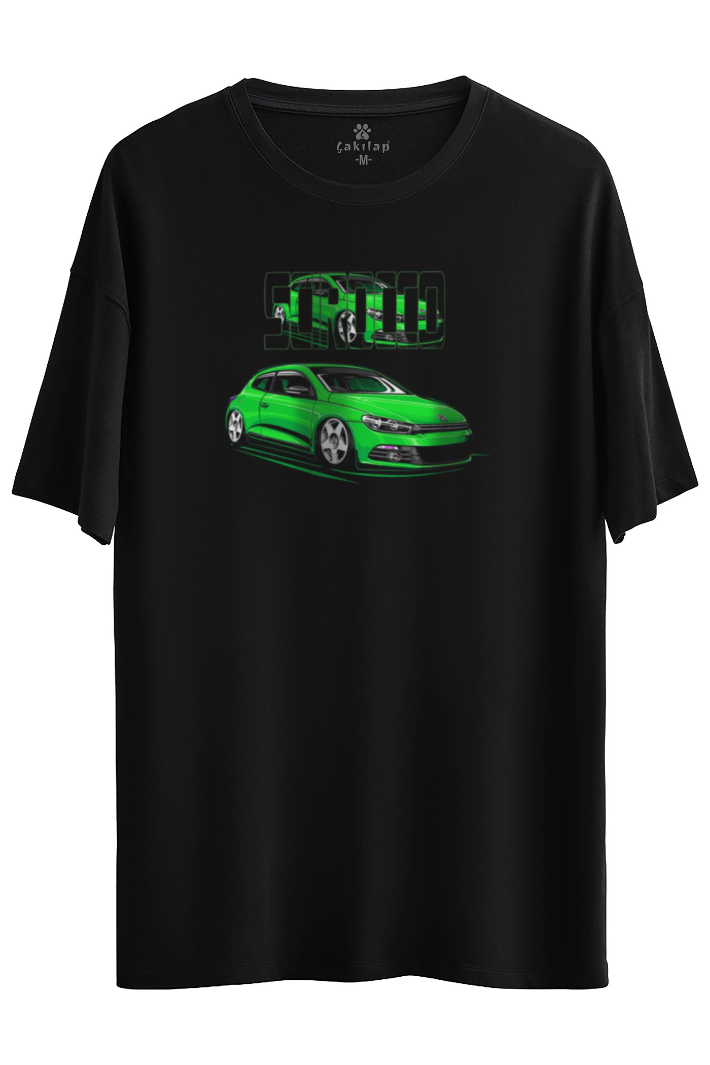 Vw Scirocco Baskılı Oversize Tişört