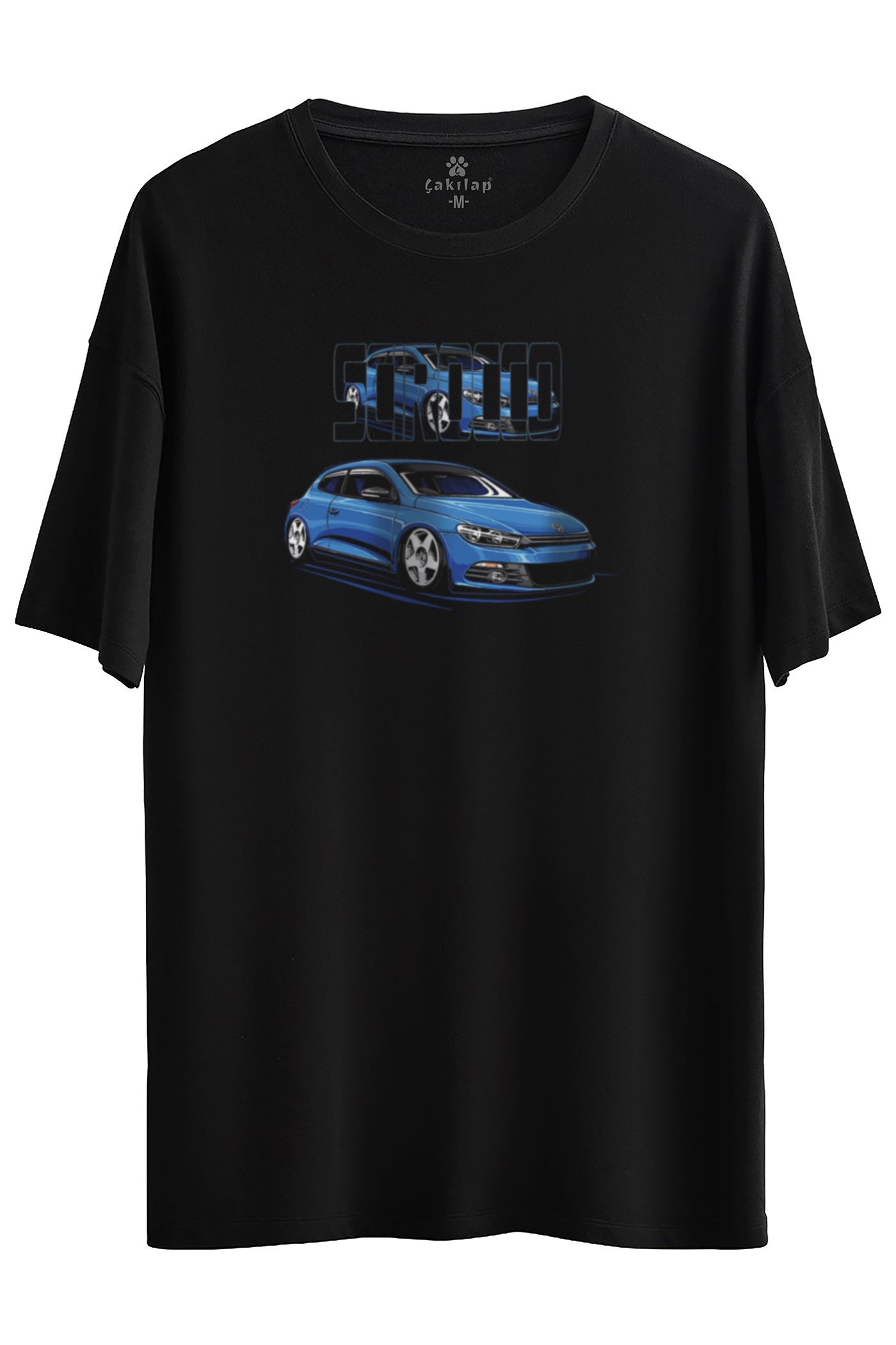 Vw Scirocco Baskılı Oversize Tişört