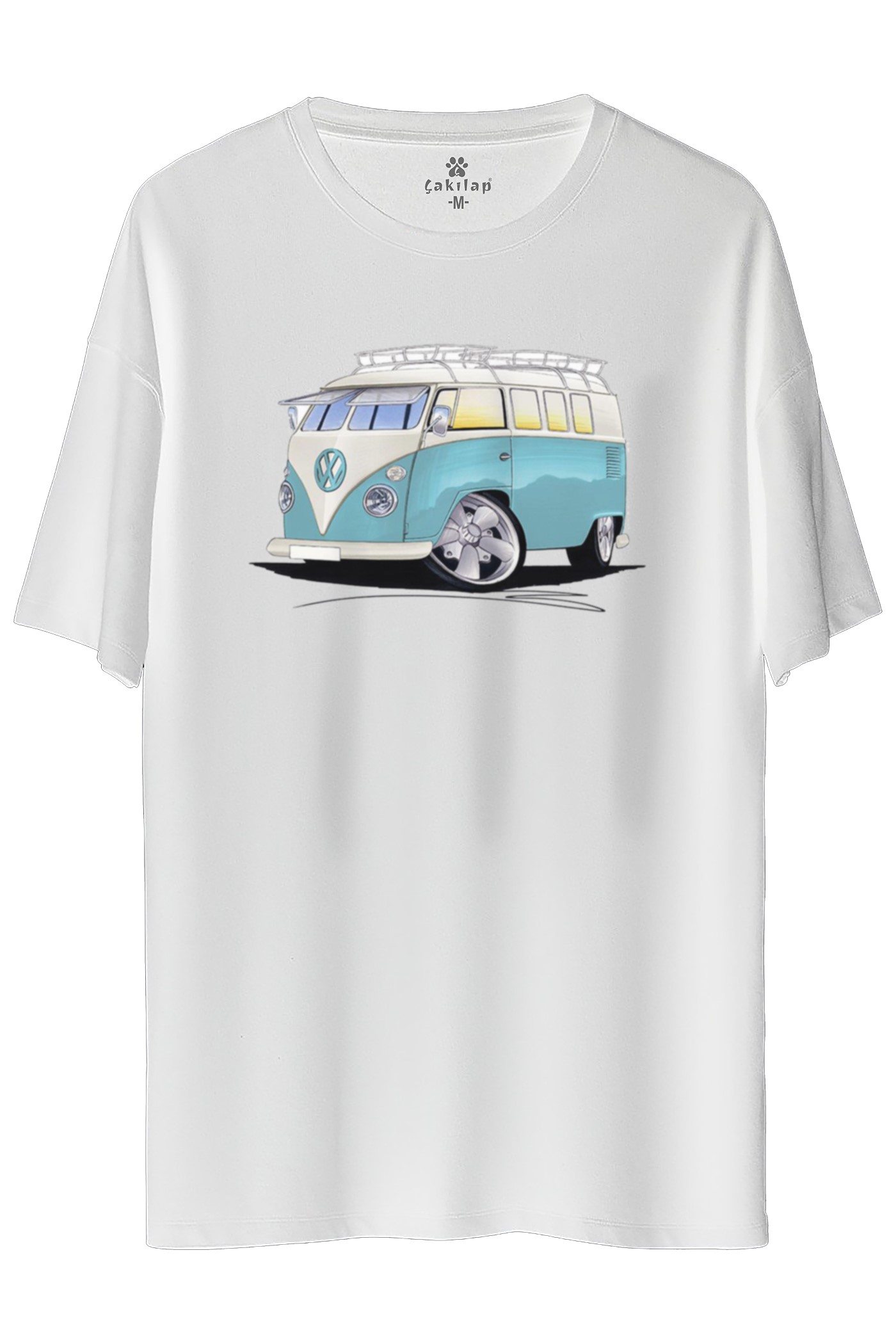 Vw Transporter T1 Baskılı Oversize Tişört