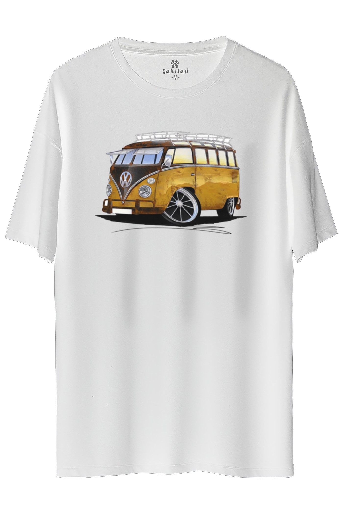 Vw Transporter T1 Baskılı Oversize Tişört