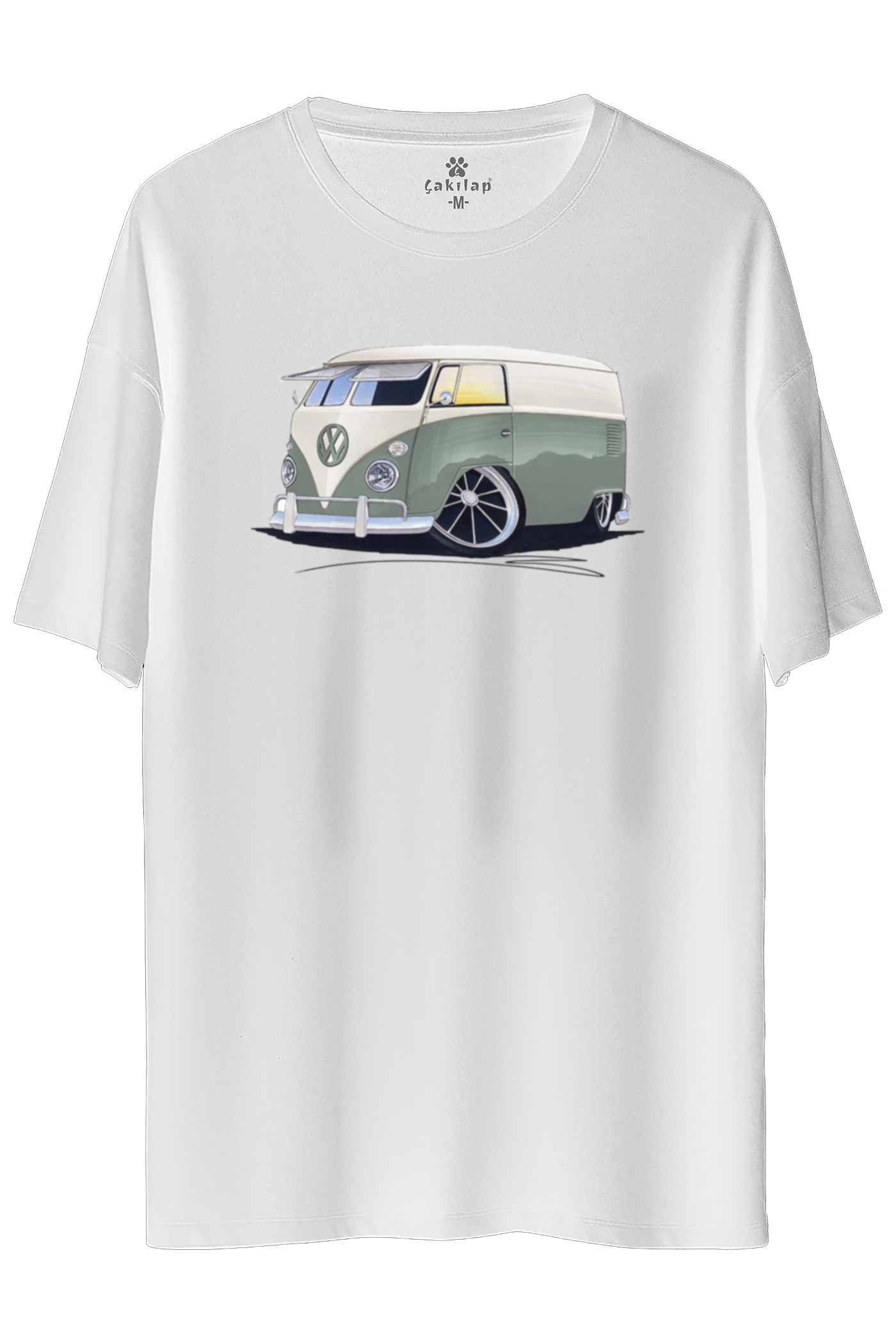Vw Transporter T1 Baskılı Oversize Tişört