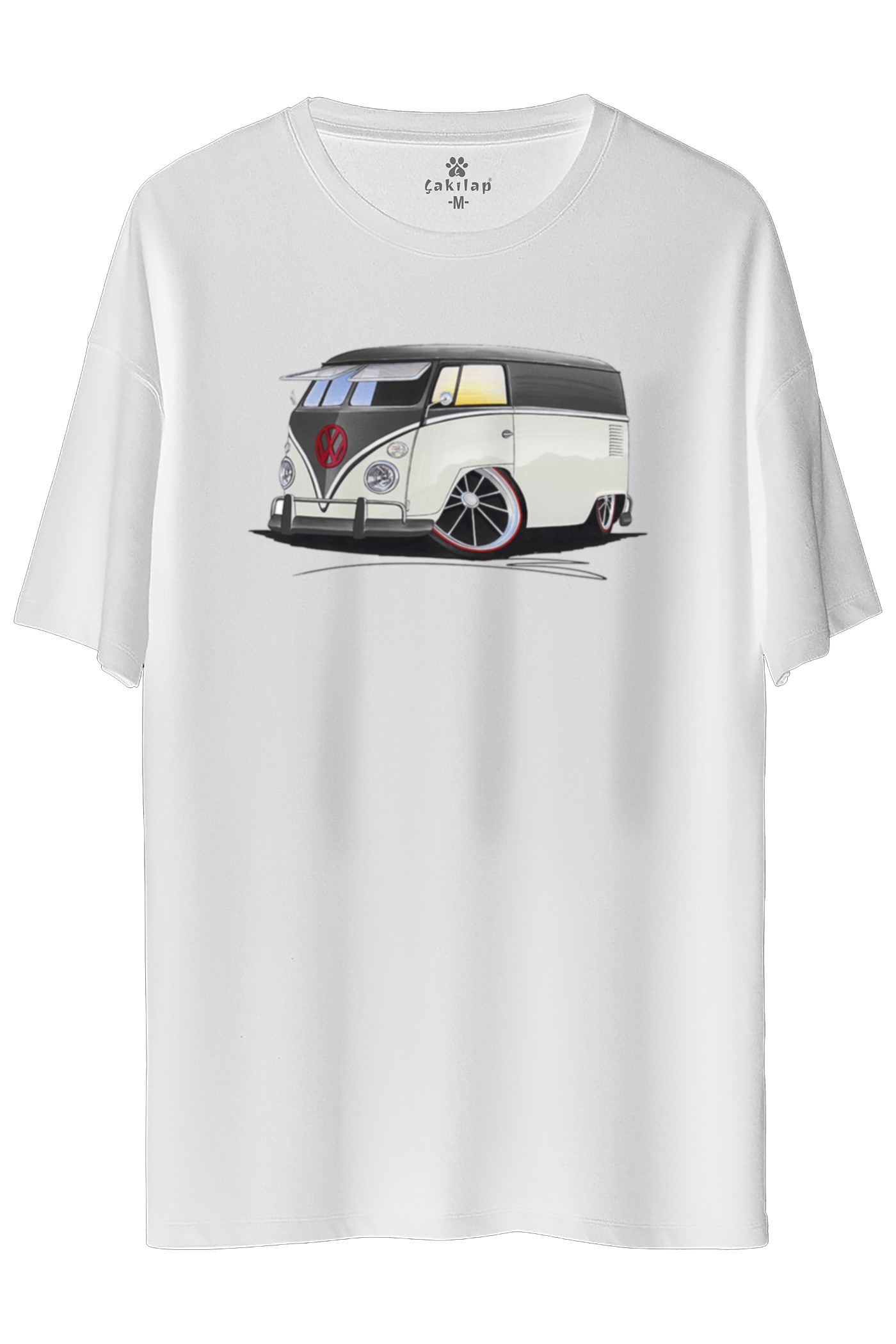 Vw Transporter T1 Baskılı Oversize Tişört