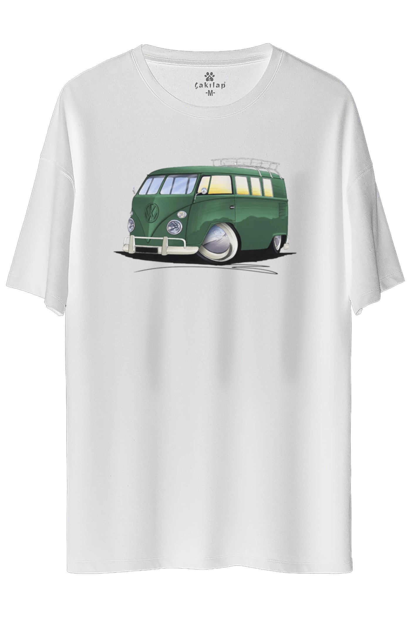 Vw Transporter T1 Baskılı Oversize Tişört