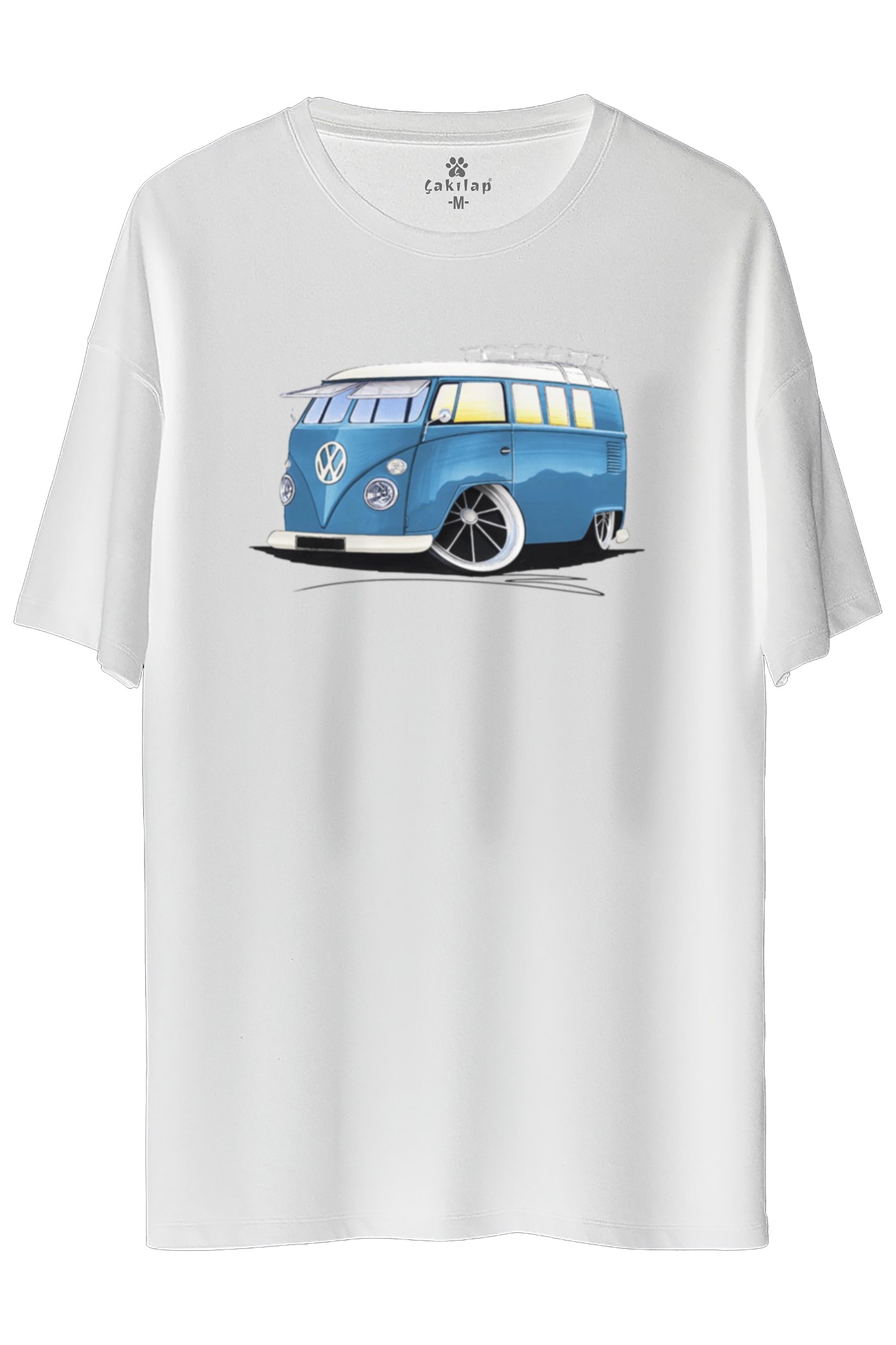 Vw Transporter T1 Baskılı Oversize Tişört