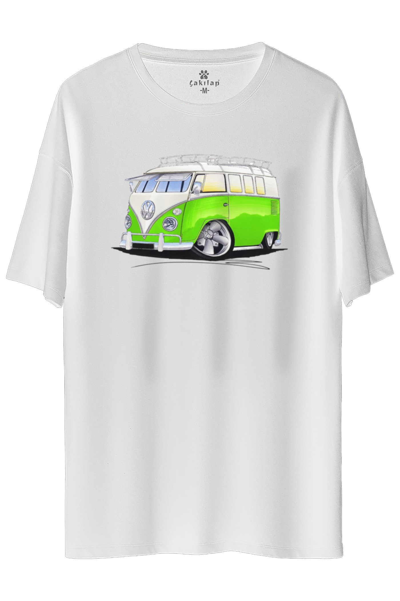 Vw Transporter T1 Baskılı Oversize Tişört