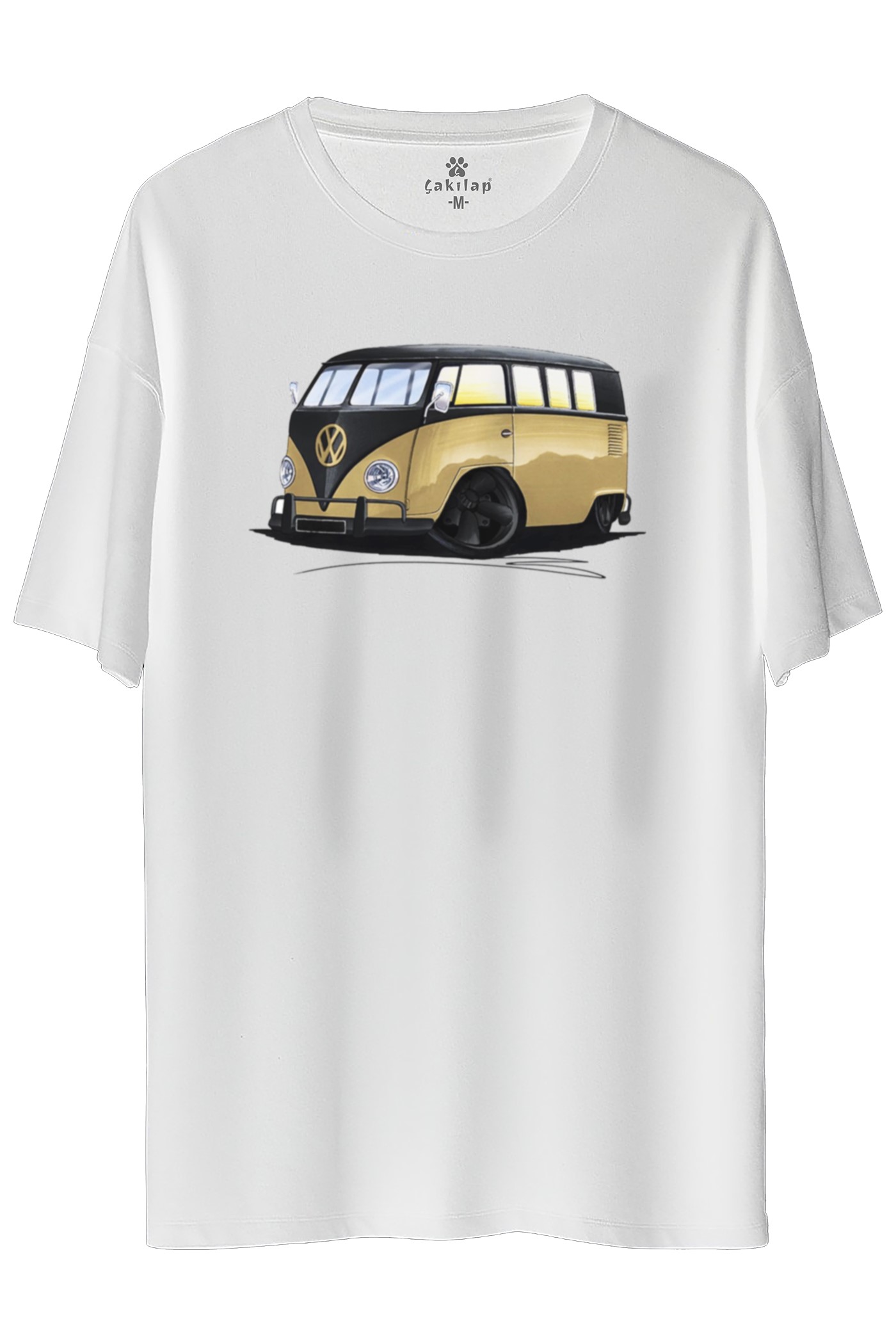 Vw Transporter T1 Baskılı Oversize Tişört