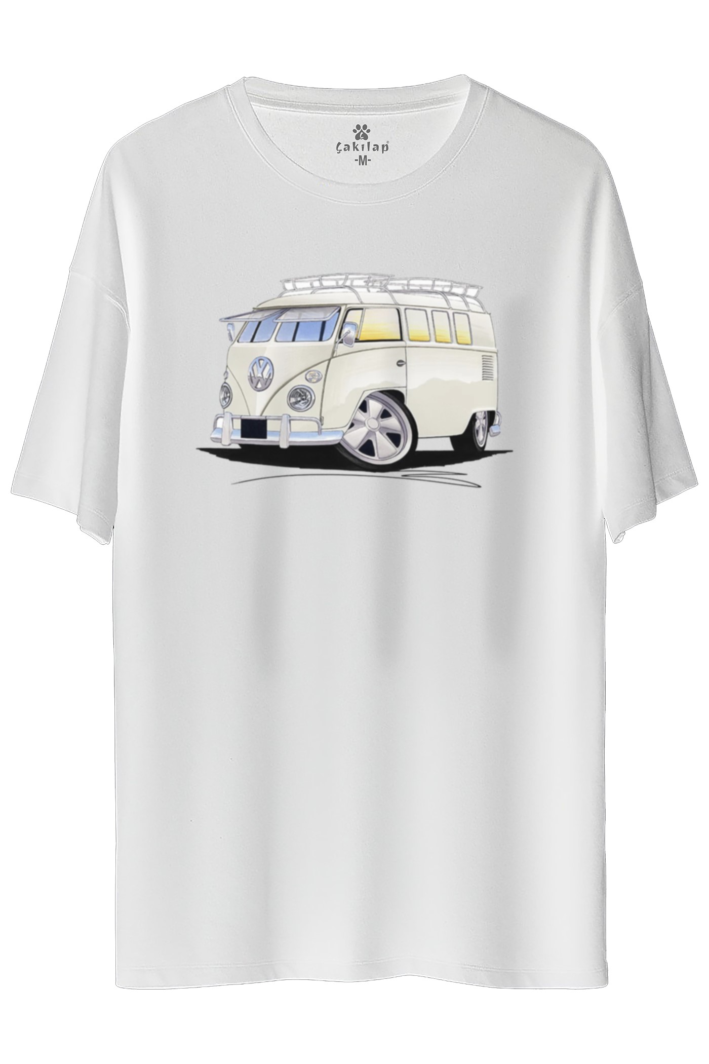 Vw Transporter T1 Baskılı Oversize Tişört