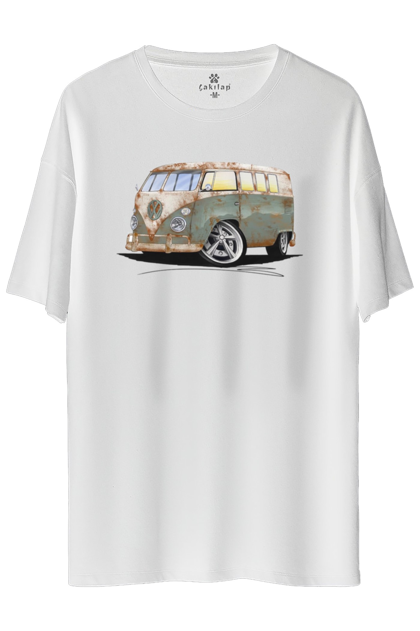 Vw Transporter T1 Baskılı Oversize Tişört