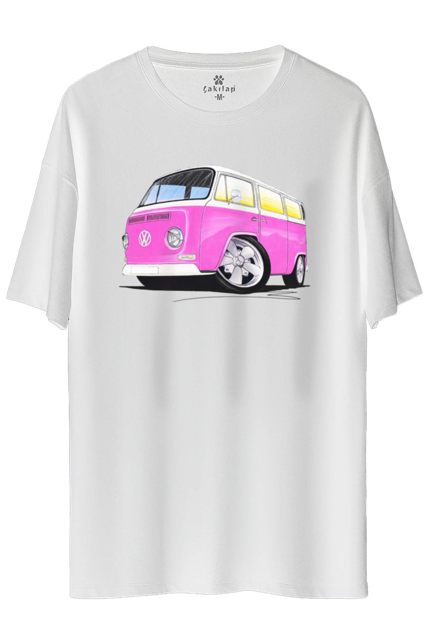 Vw Transporter T2 Baskılı Oversize Tişört