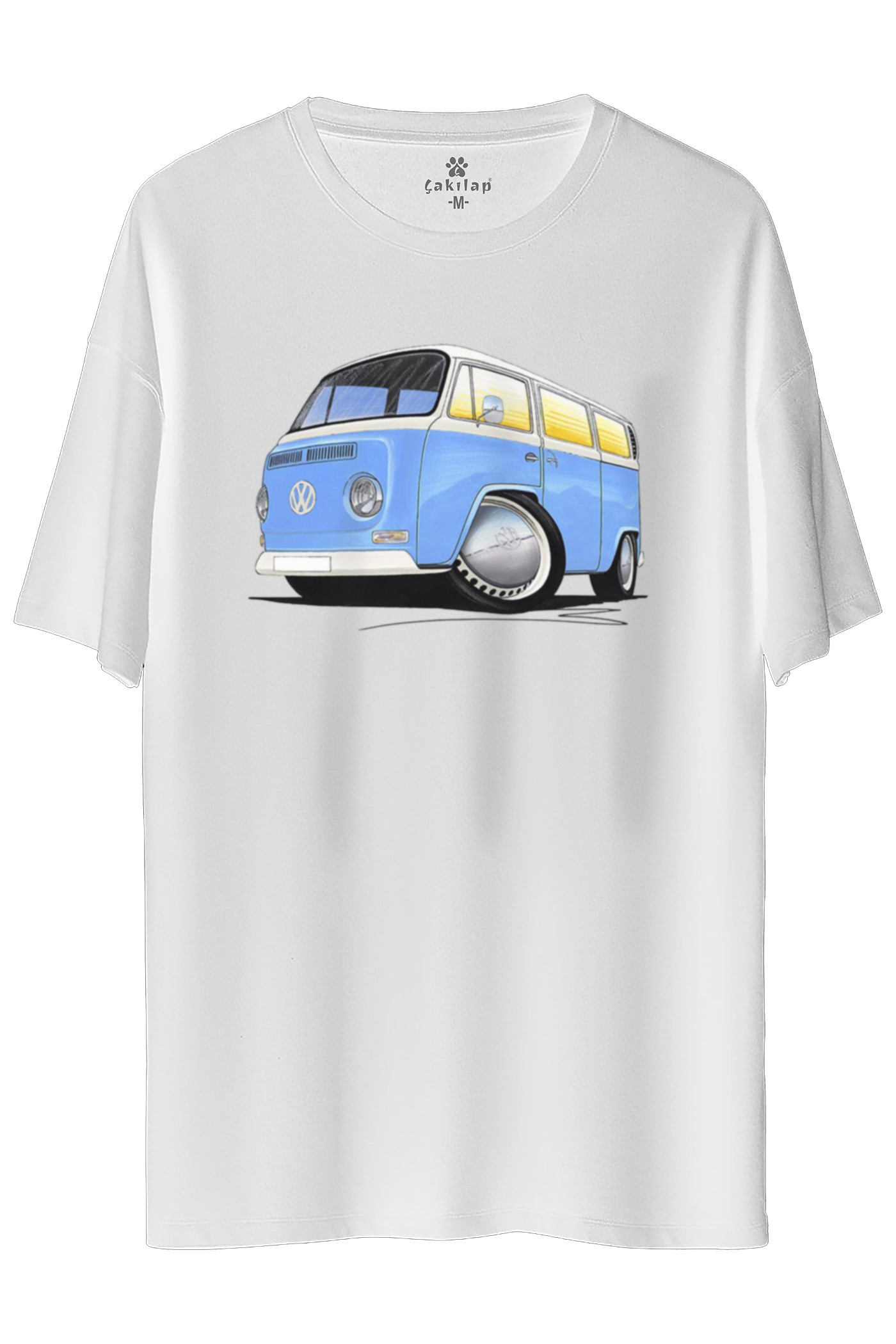 Vw Transporter T2 Baskılı Oversize Tişört