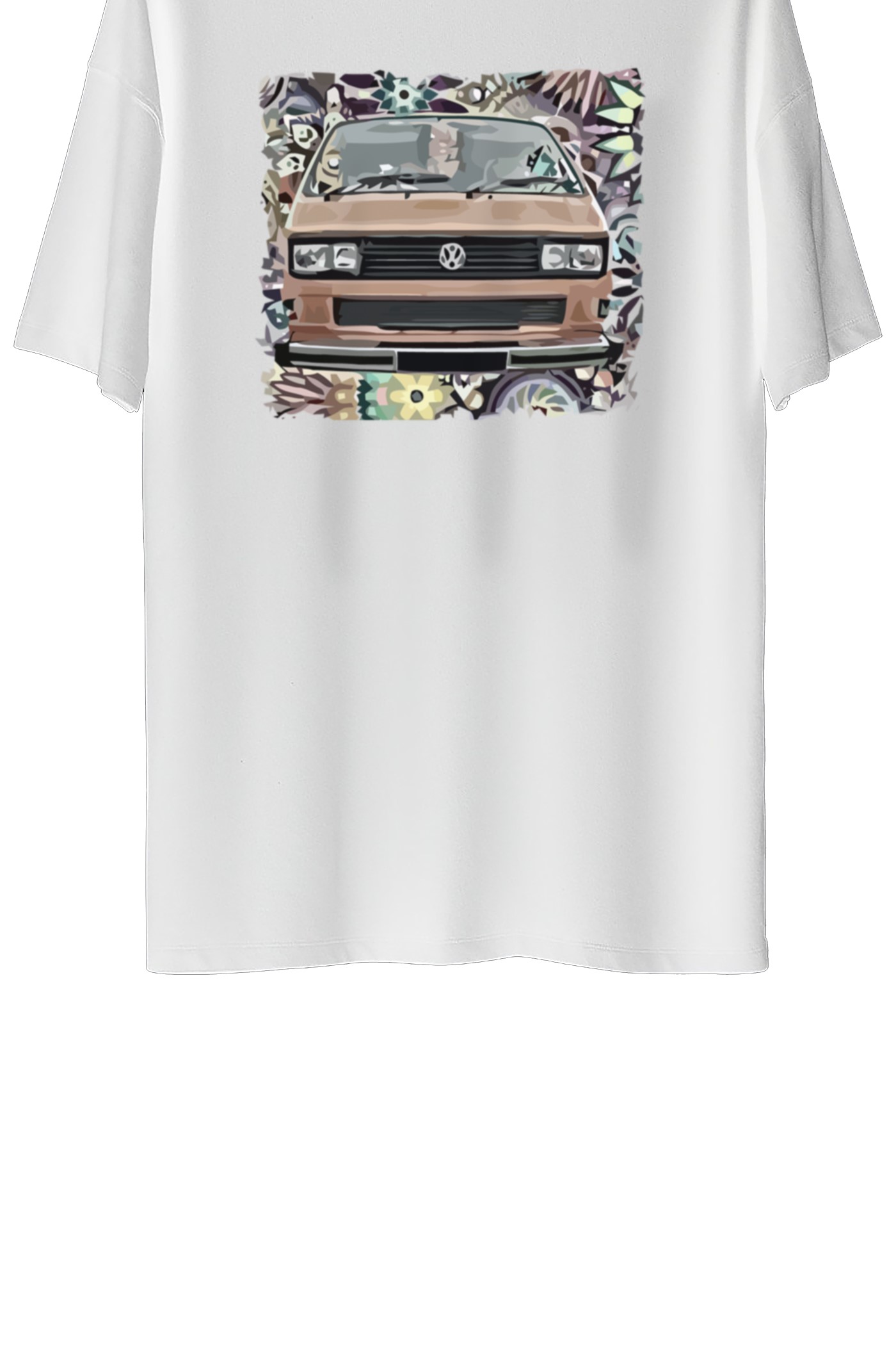 Vw Transporter T3 Baskılı Oversize Tişört