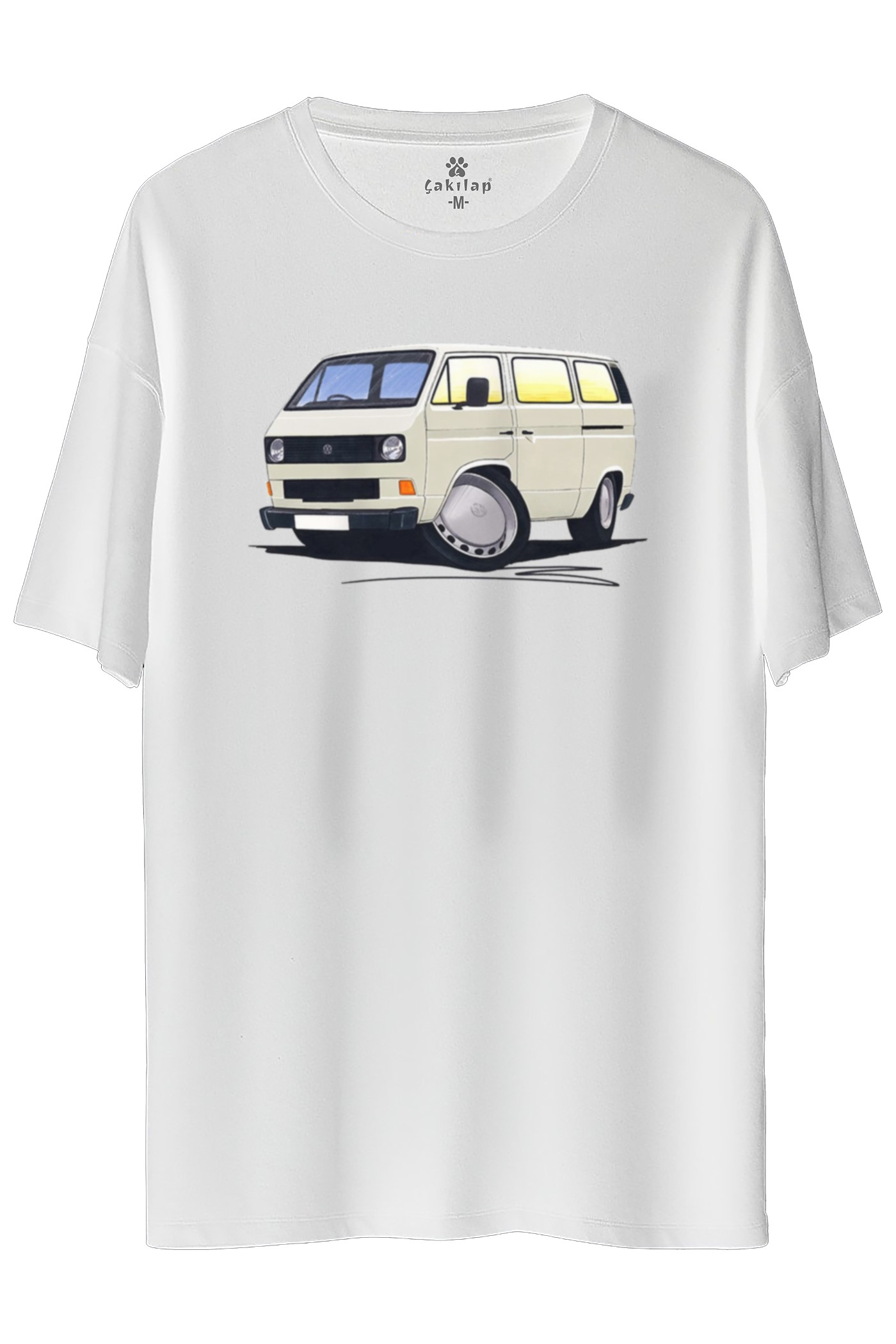 Vw Transporter T3 Baskılı Oversize Tişört