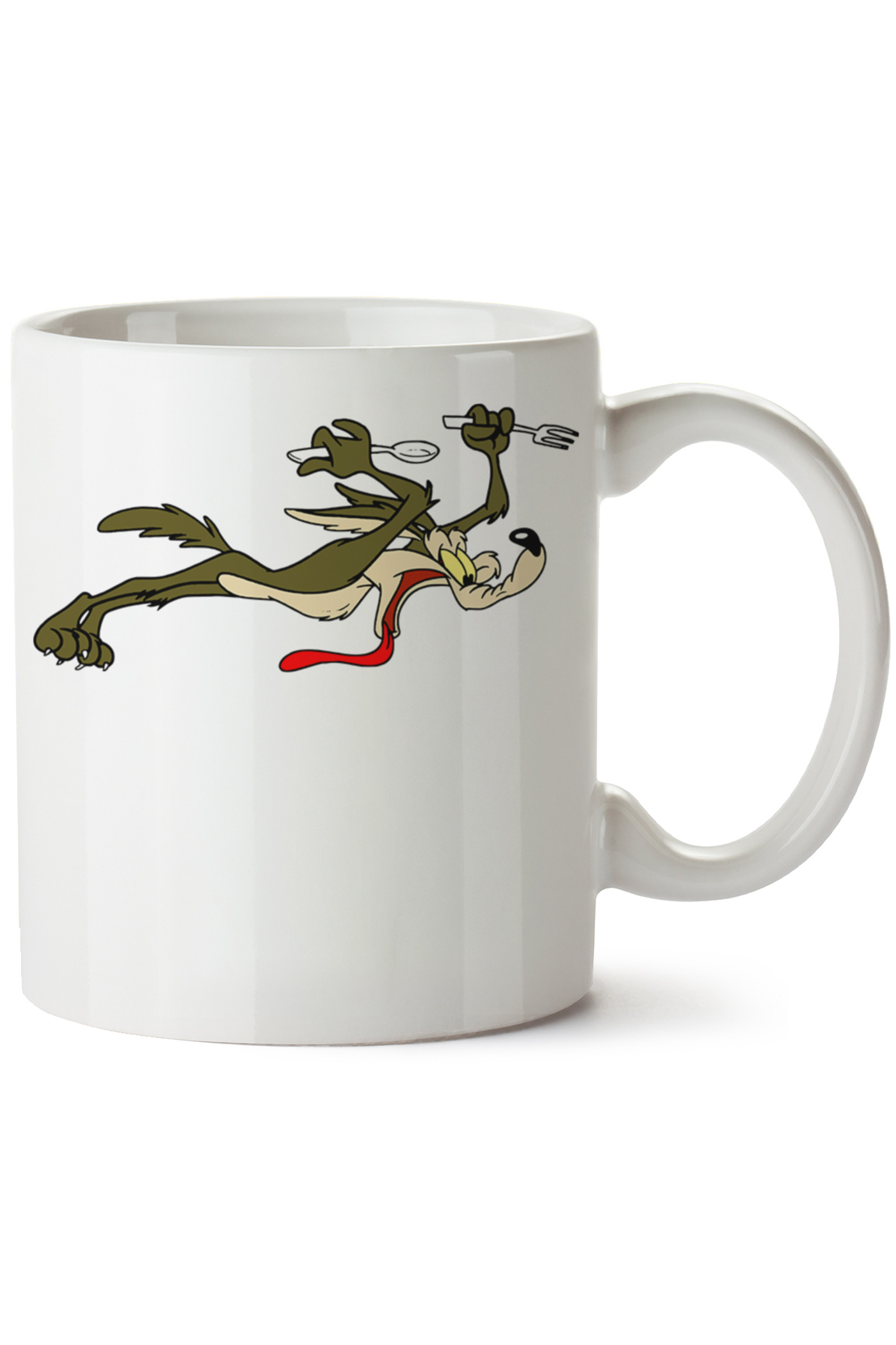 Wile E Coyote Baskılı Porselen Kupa Bardak