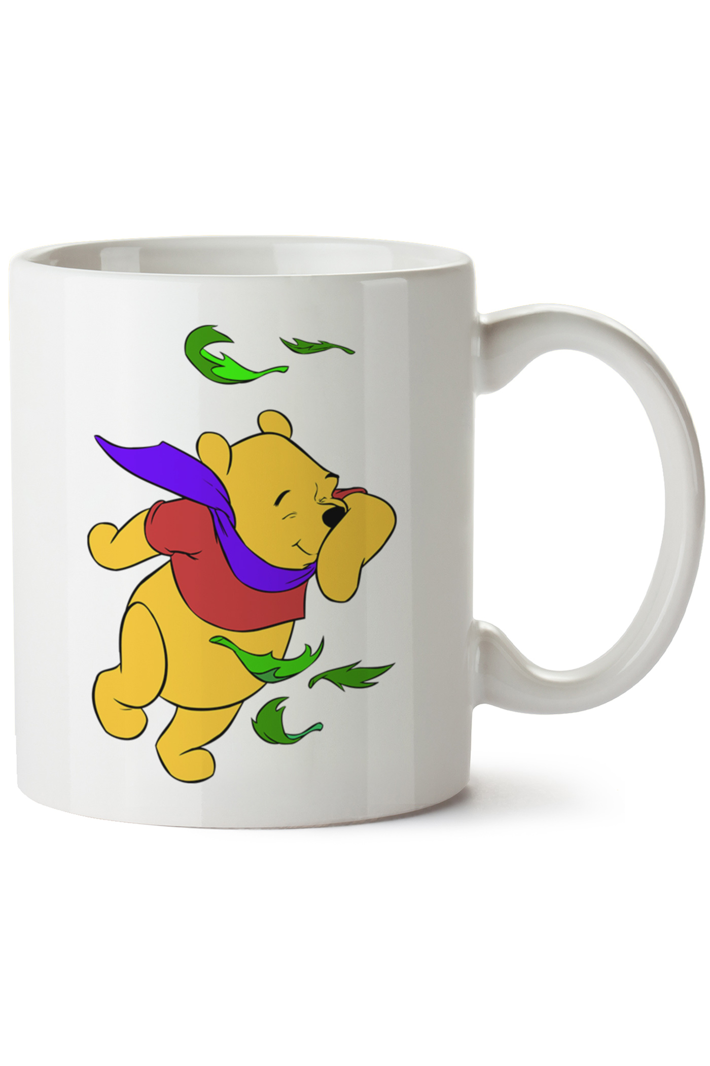 Winnie The Pooh Baskılı Porselen Kupa Bardak