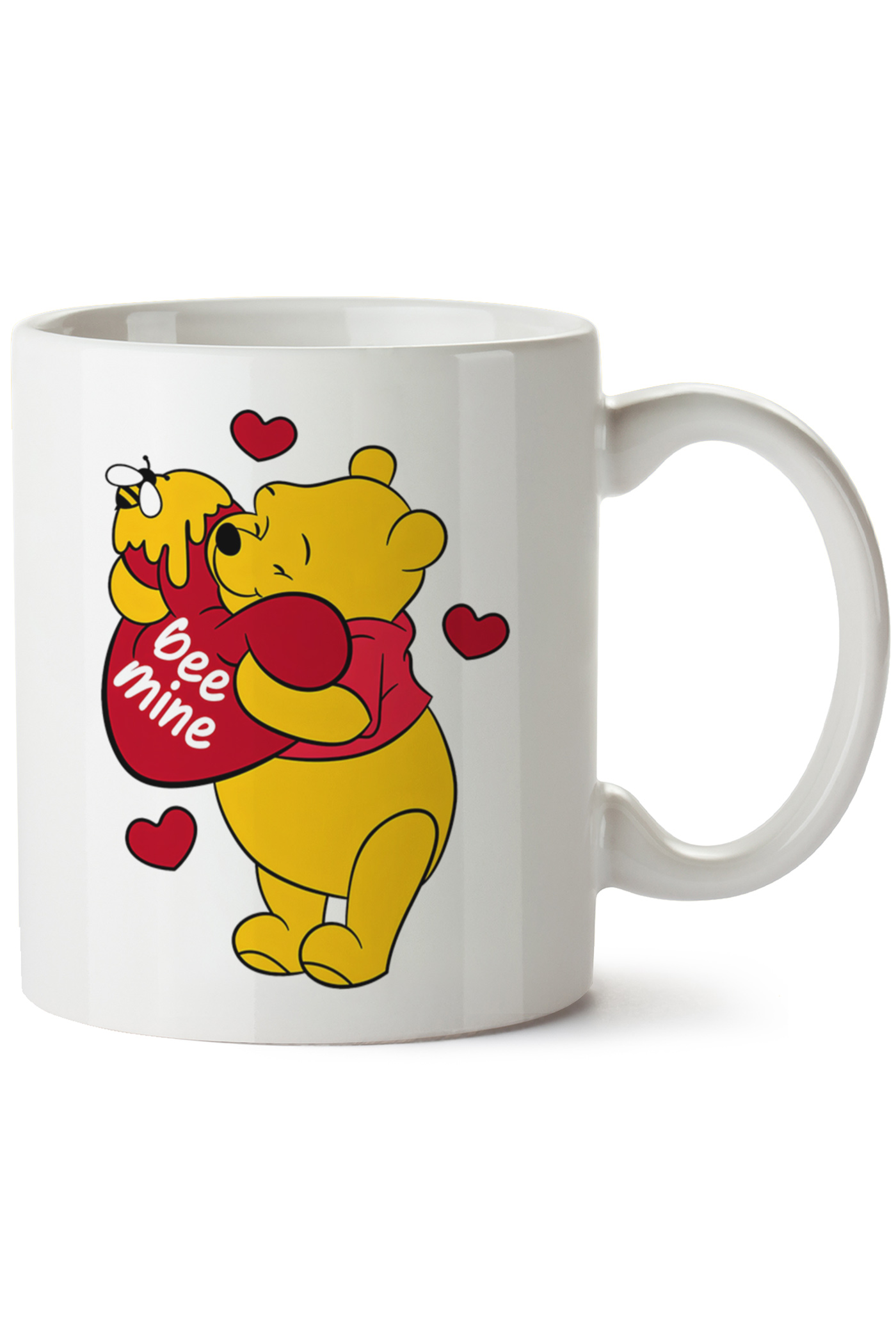 Winnie The Pooh Baskılı Porselen Kupa Bardak