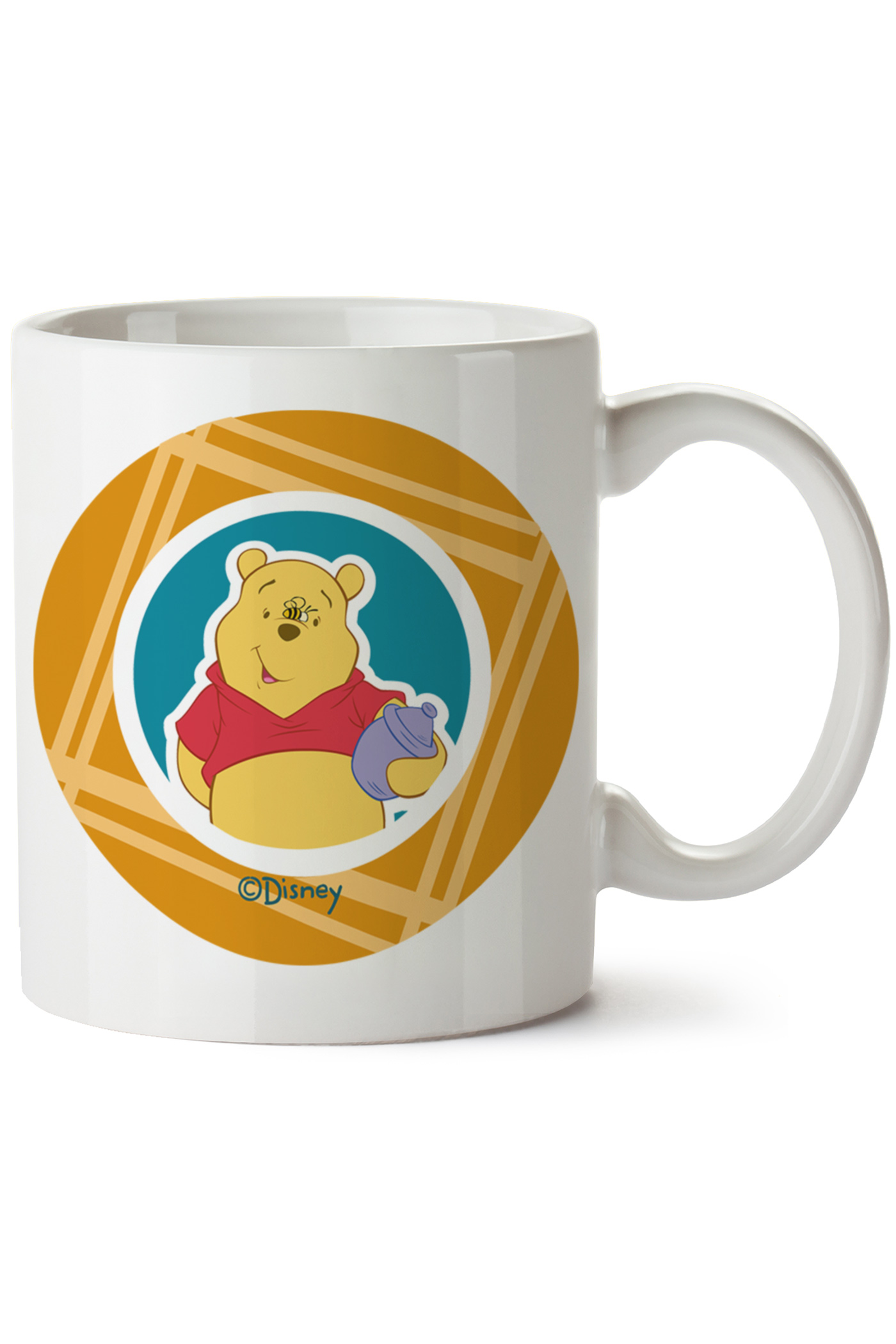 Winnie The Pooh Baskılı Porselen Kupa Bardak