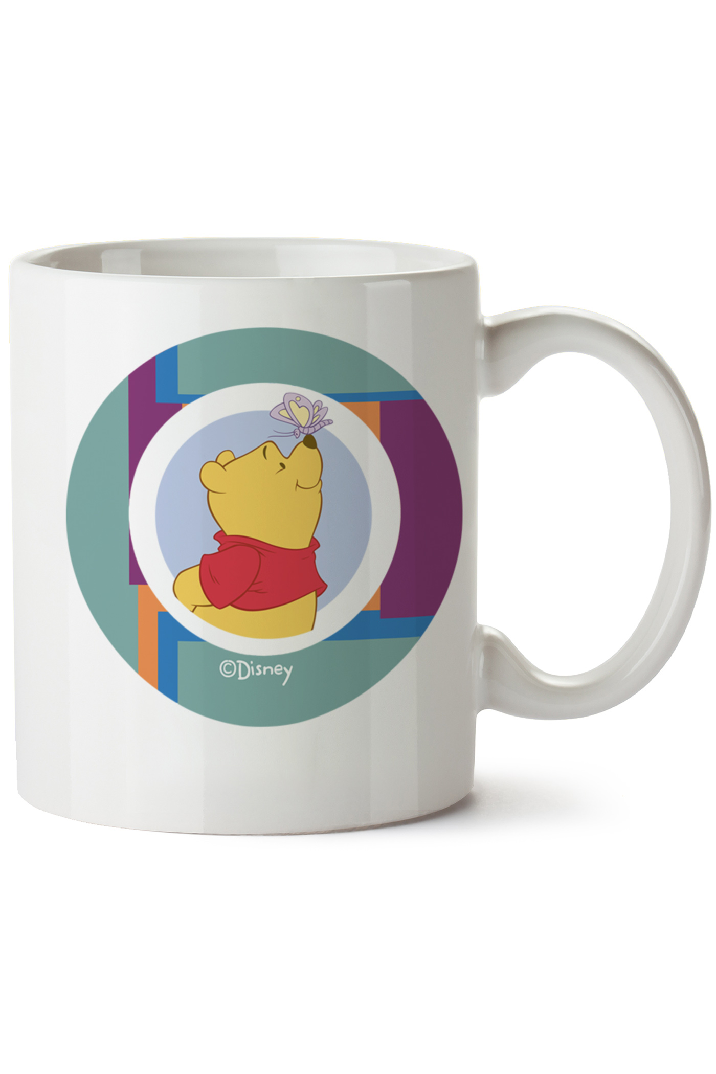 Winnie The Pooh Baskılı Porselen Kupa Bardak