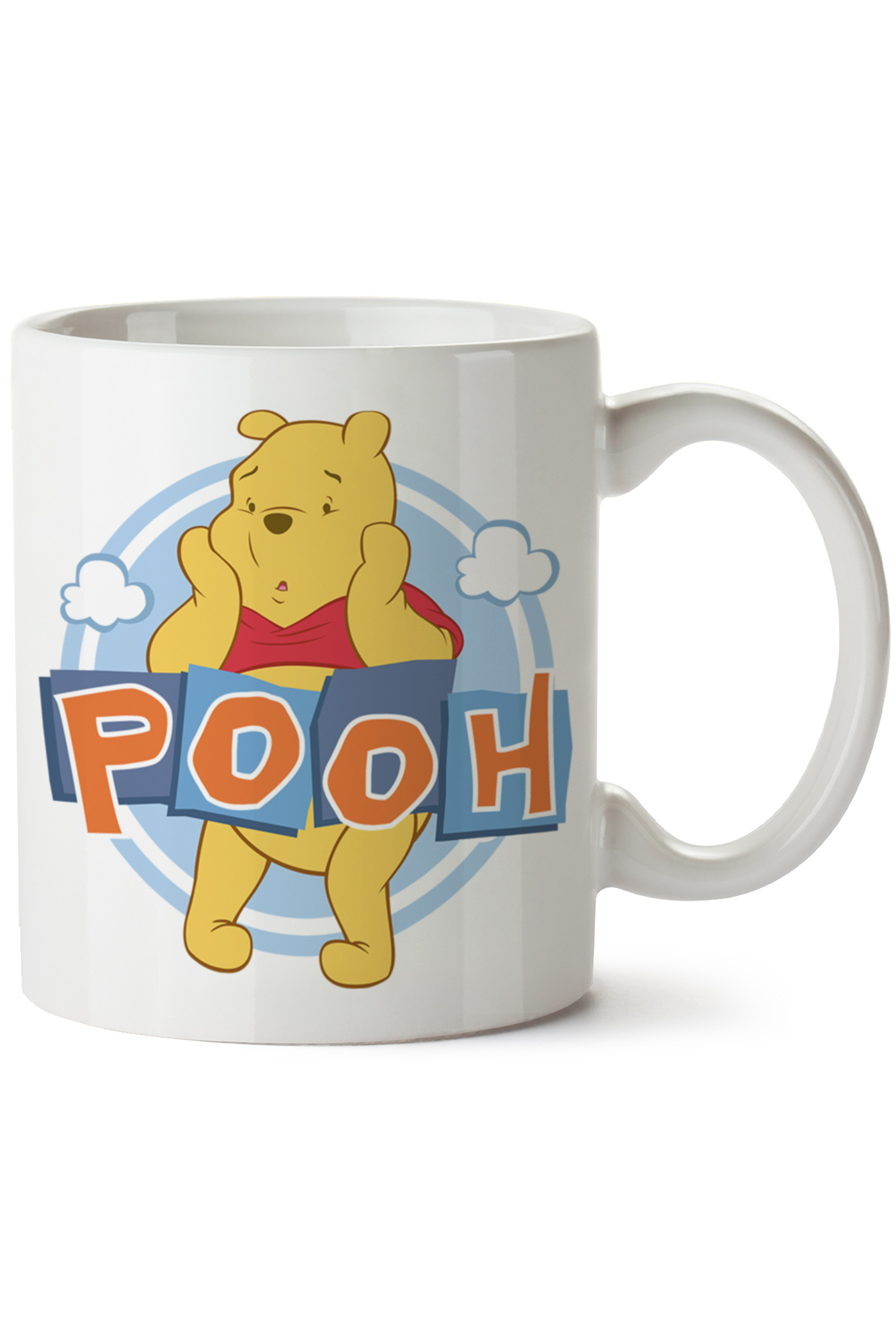 Winnie The Pooh Baskılı Porselen Kupa Bardak