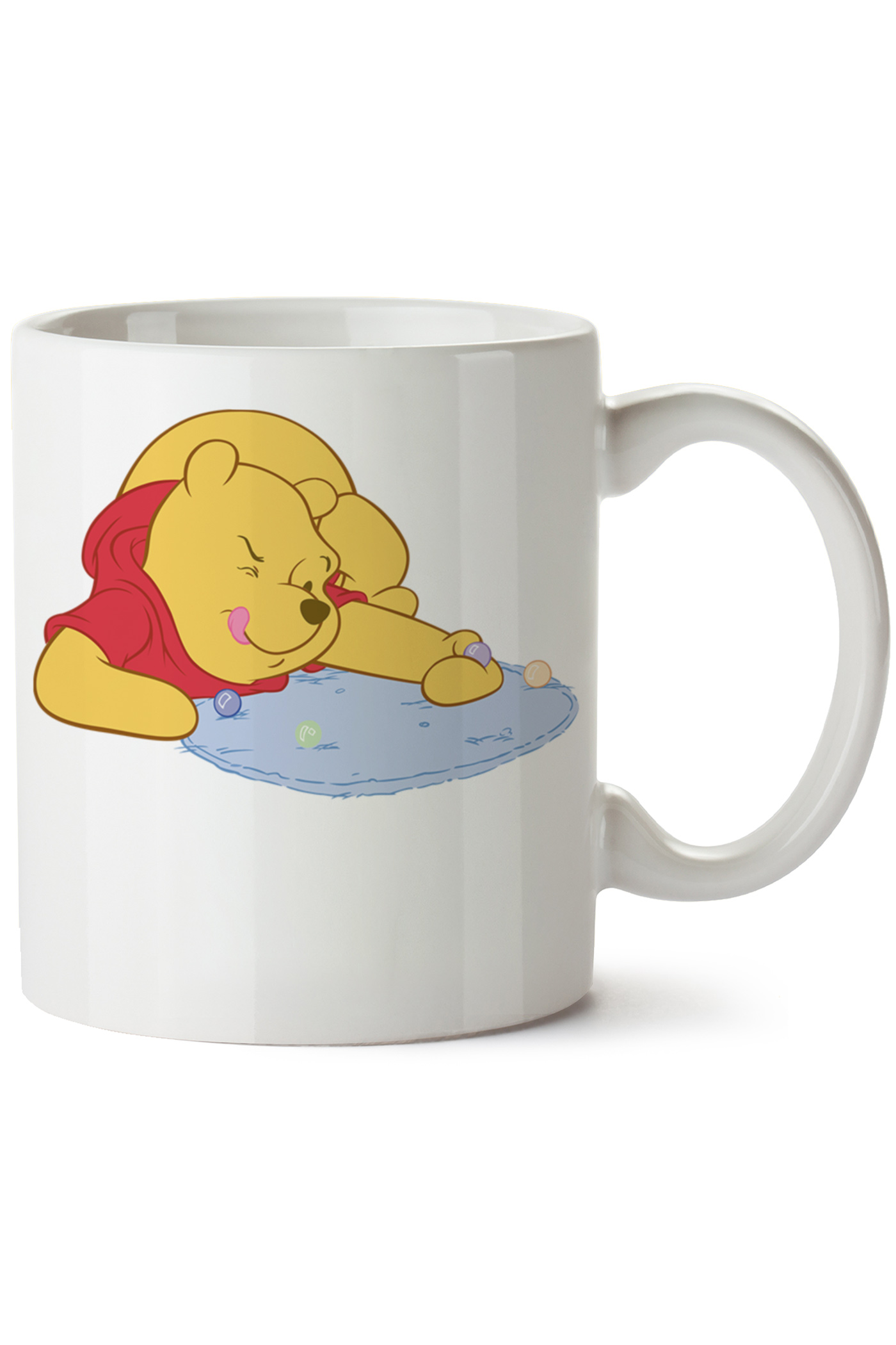 Winnie The Pooh Baskılı Porselen Kupa Bardak