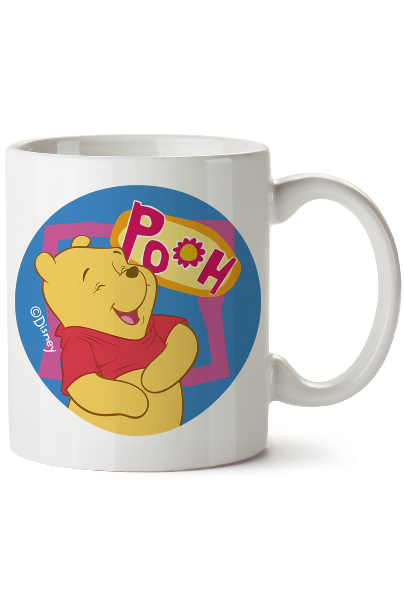 Winnie The Pooh Baskılı Porselen Kupa Bardak
