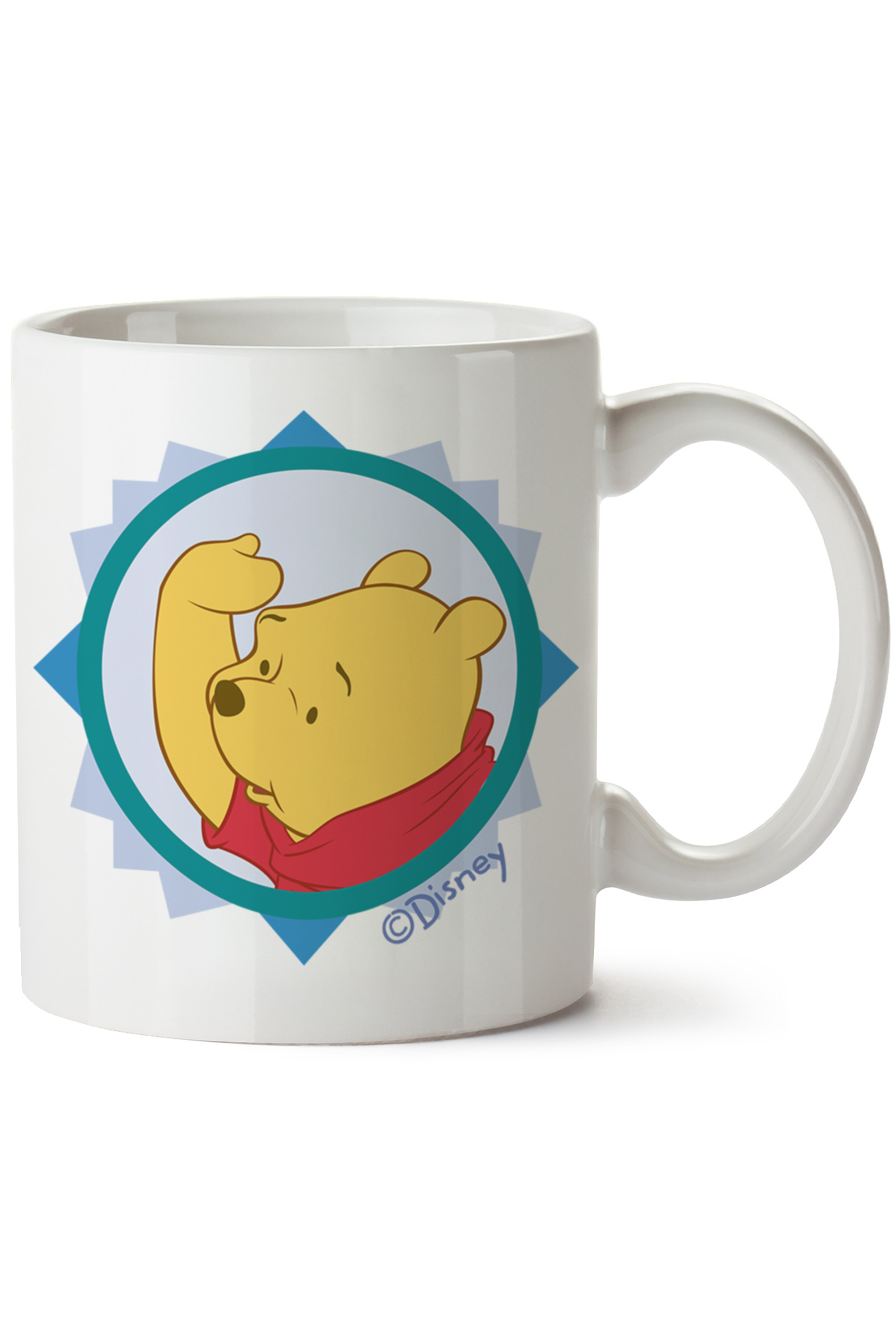 Winnie The Pooh Baskılı Porselen Kupa Bardak