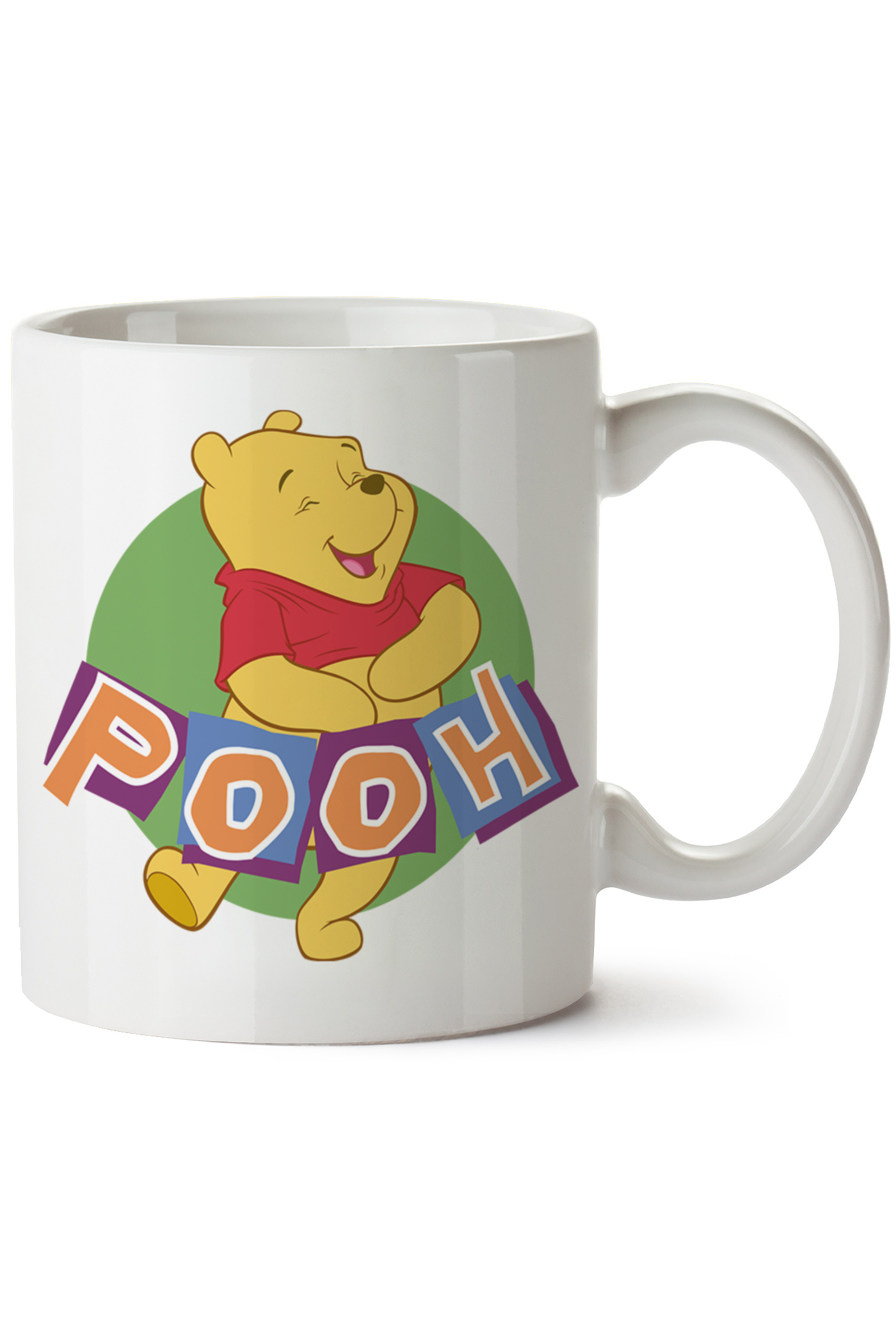 Winnie The Pooh Baskılı Porselen Kupa Bardak