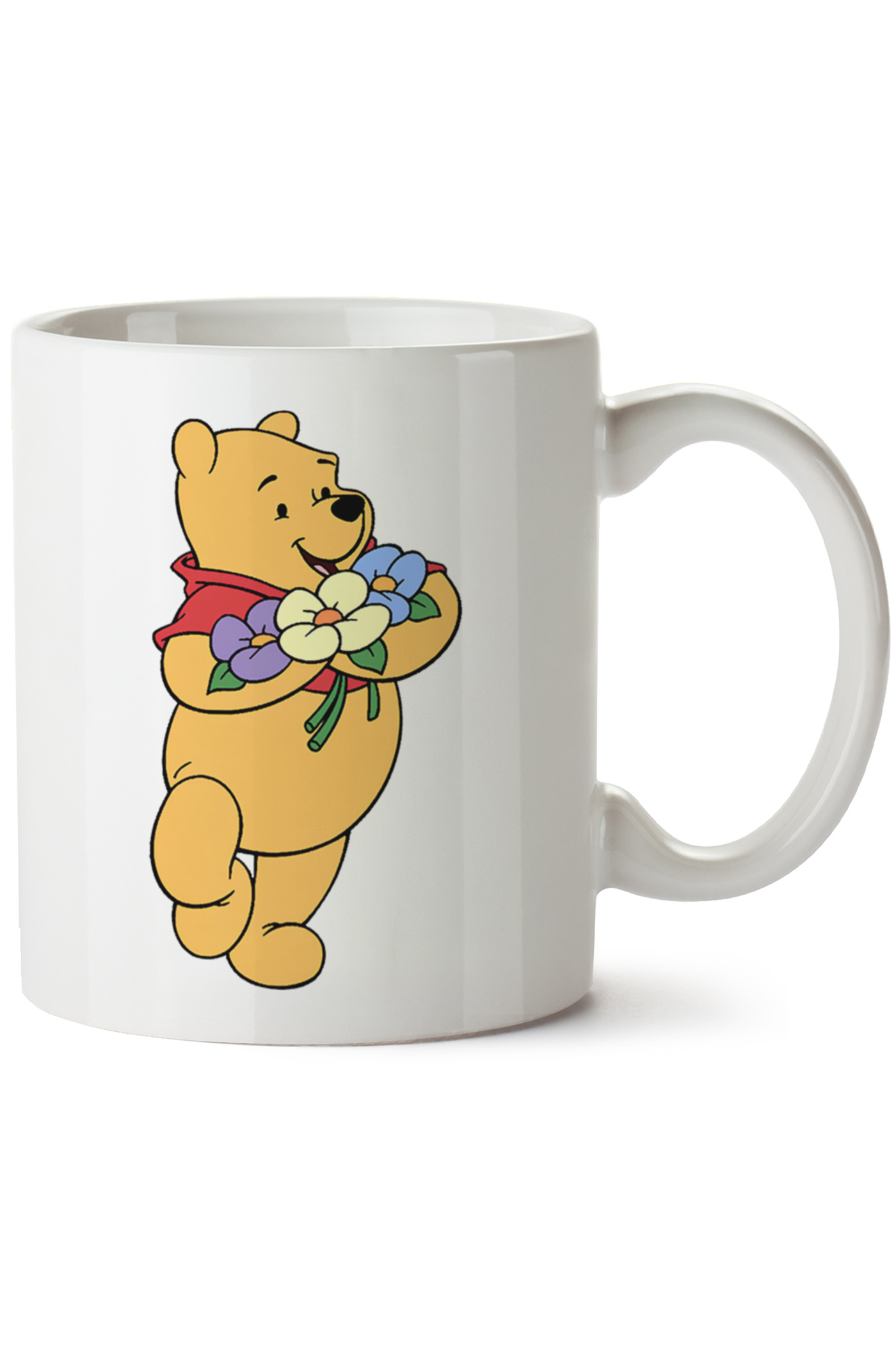 Winnie The Pooh Baskılı Porselen Kupa Bardak
