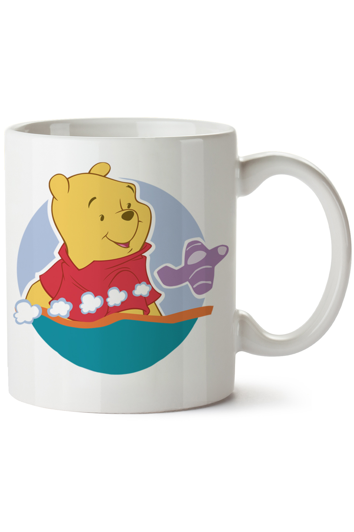 Winnie The Pooh Baskılı Porselen Kupa Bardak