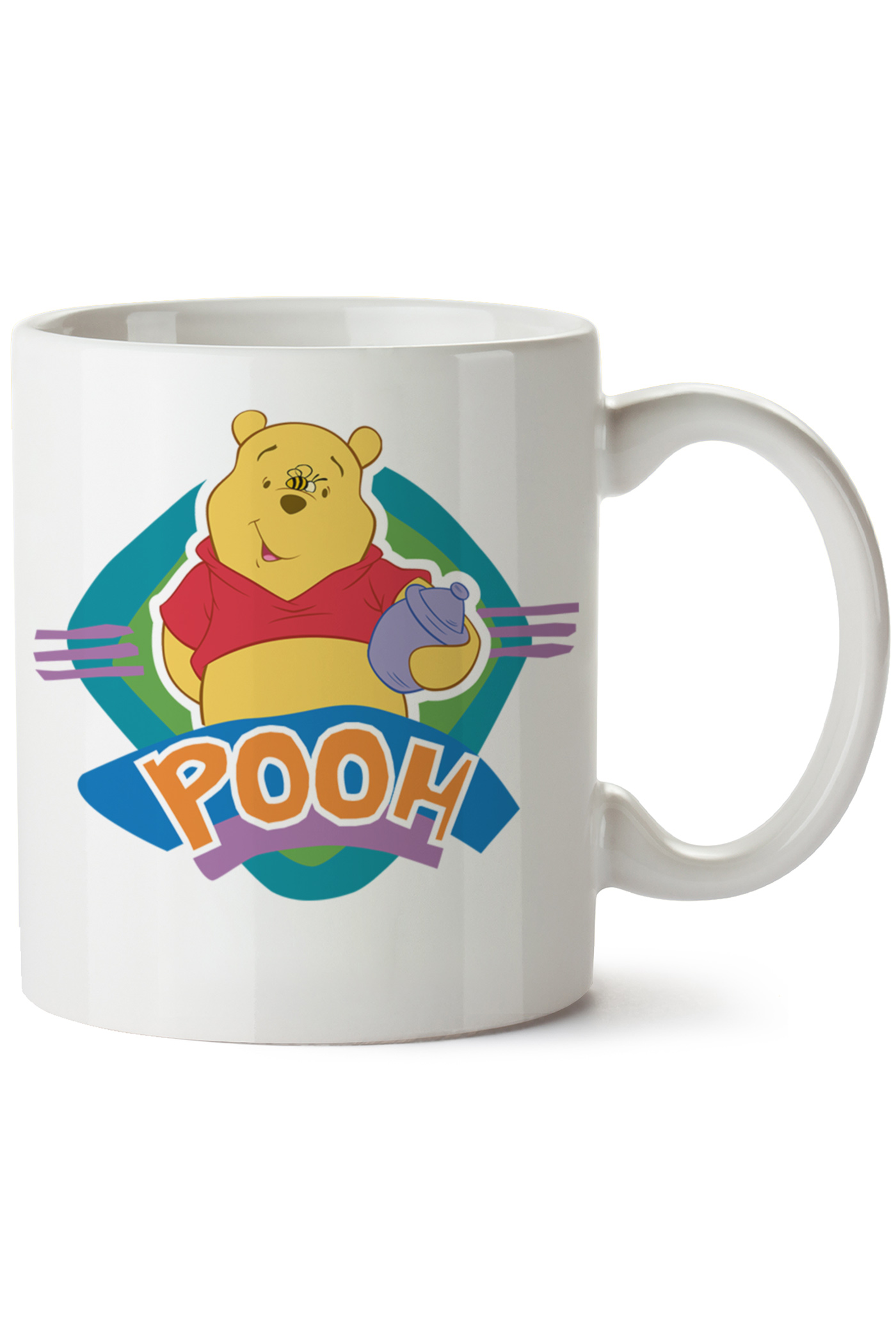 Winnie The Pooh Baskılı Porselen Kupa Bardak