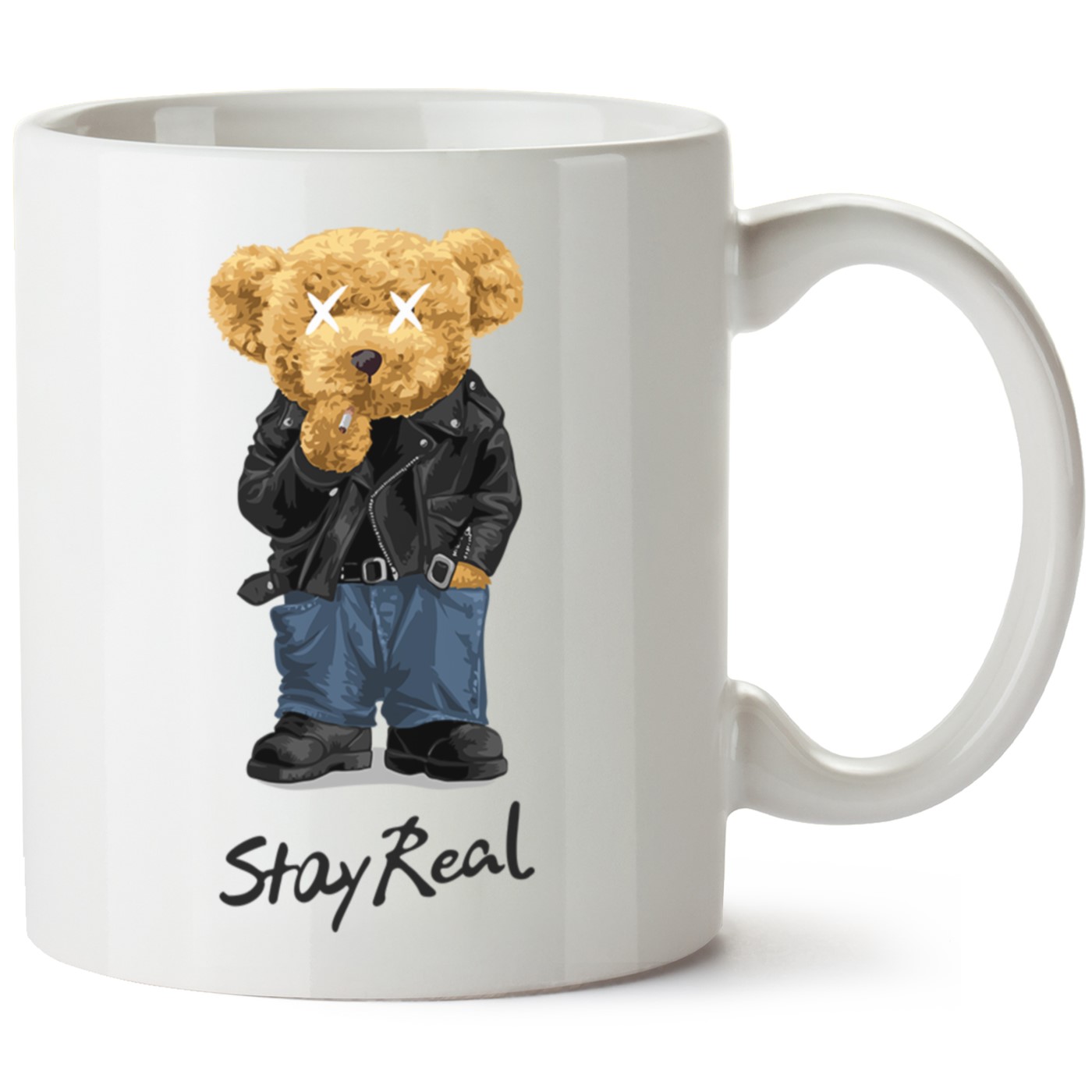 Ayıcık Baskılı Porselen Kupa Bardak