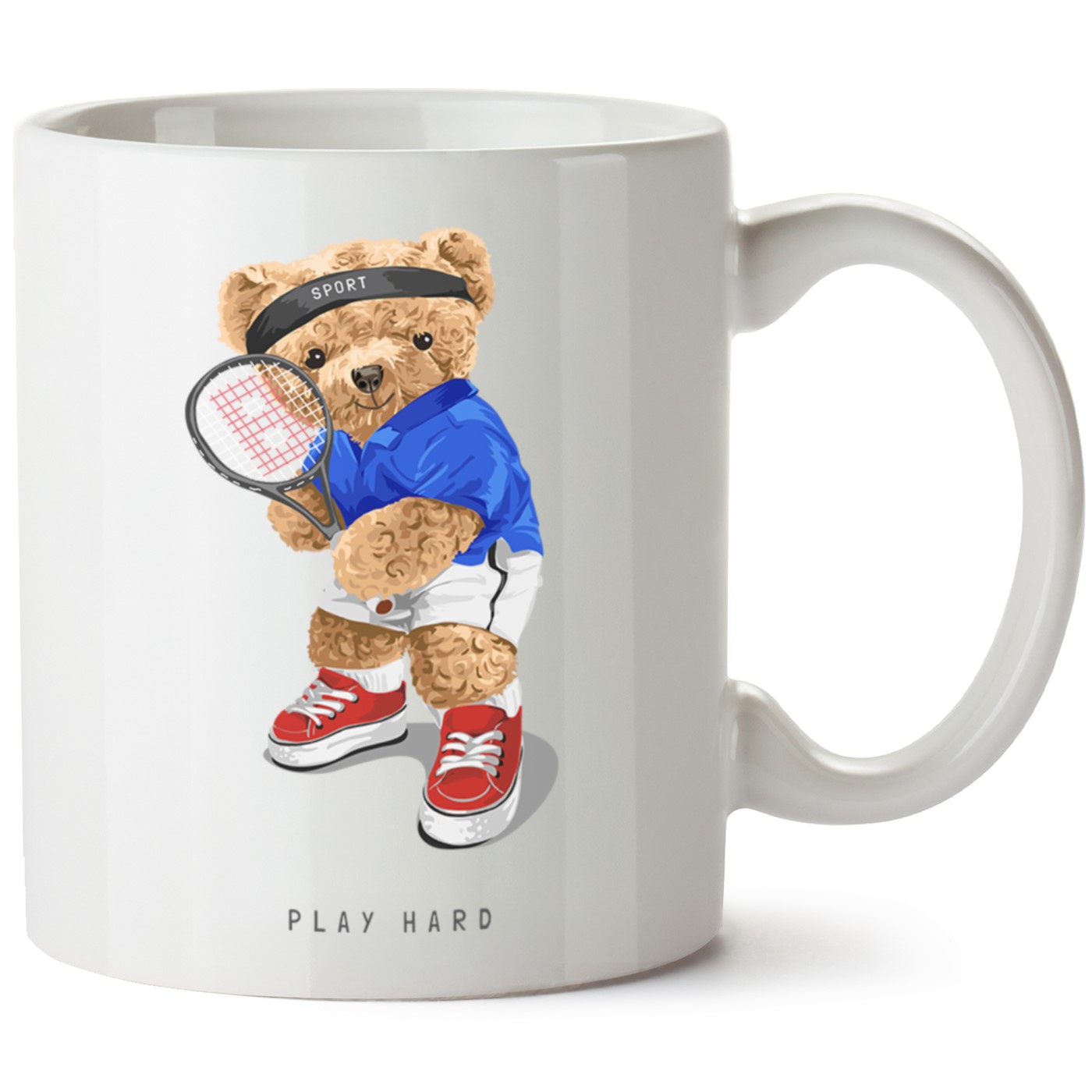 Ayıcık Baskılı Porselen Kupa Bardak