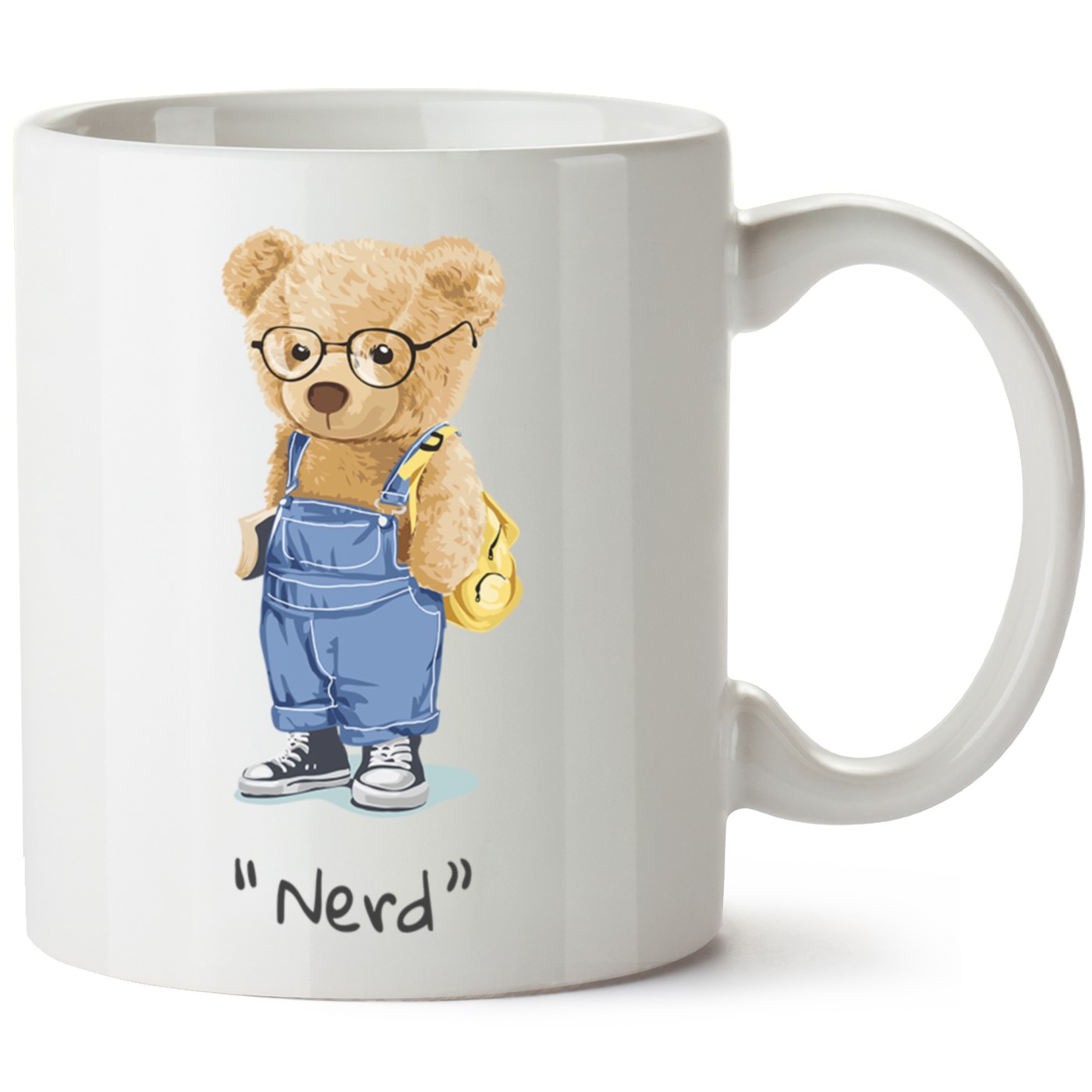 Ayıcık Baskılı Porselen Kupa Bardak