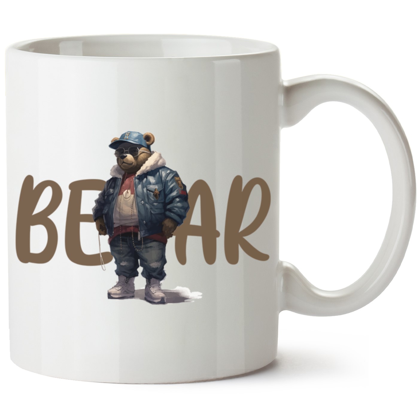 Ayıcık Baskılı Porselen Kupa Bardak