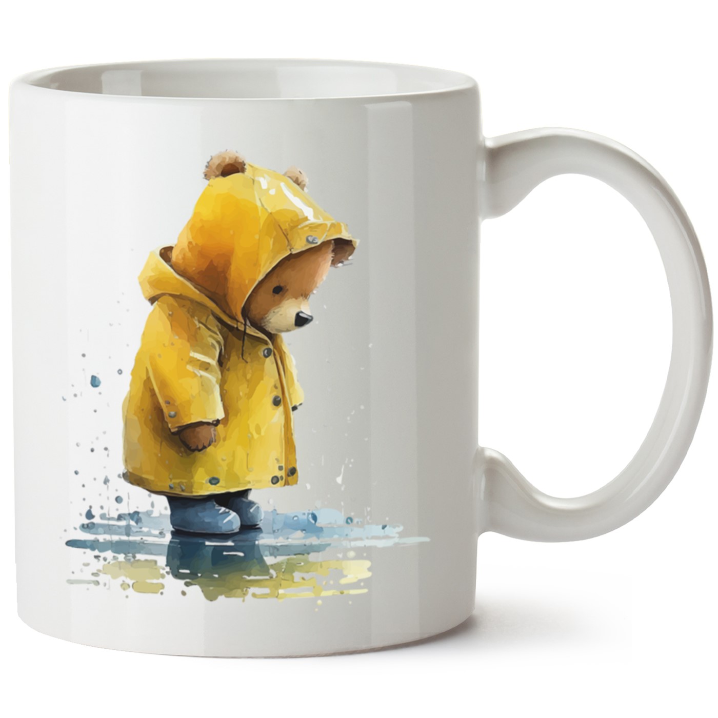 Ayıcık Baskılı Porselen Kupa Bardak