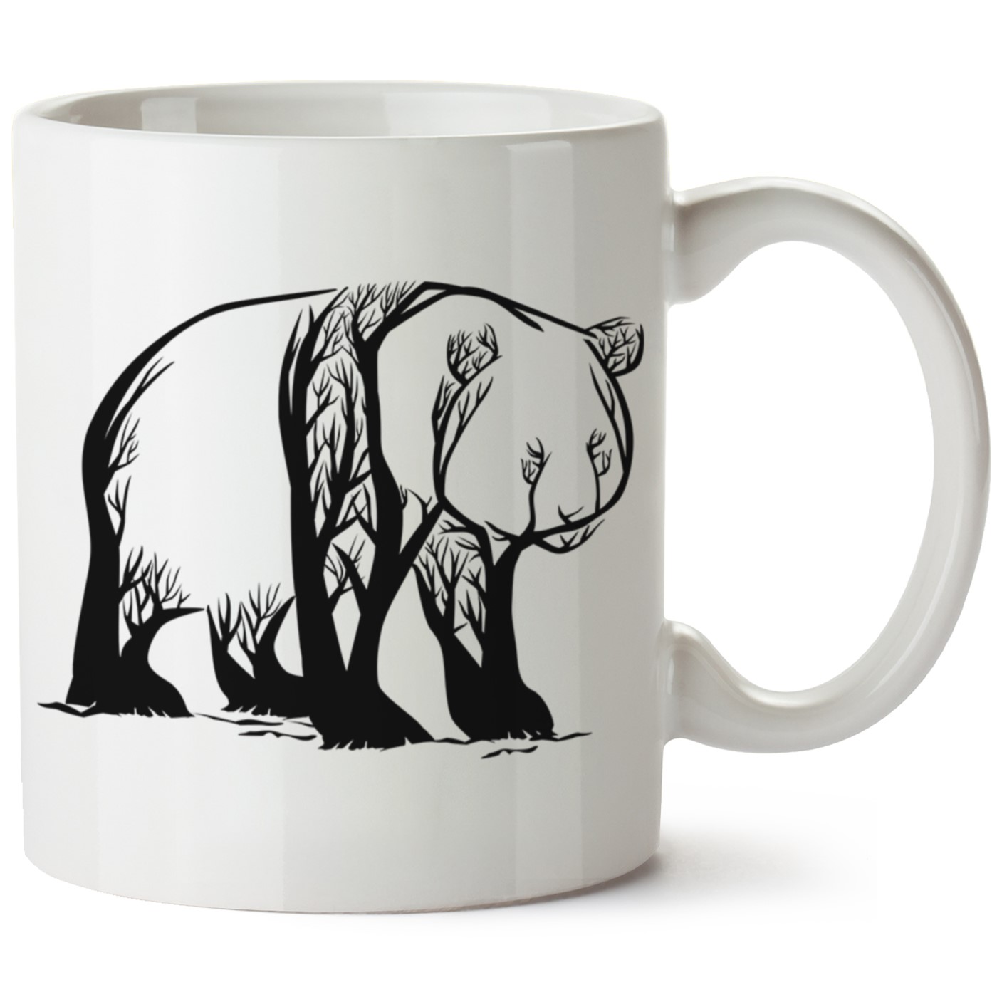 Ayıcık Baskılı Porselen Kupa Bardak