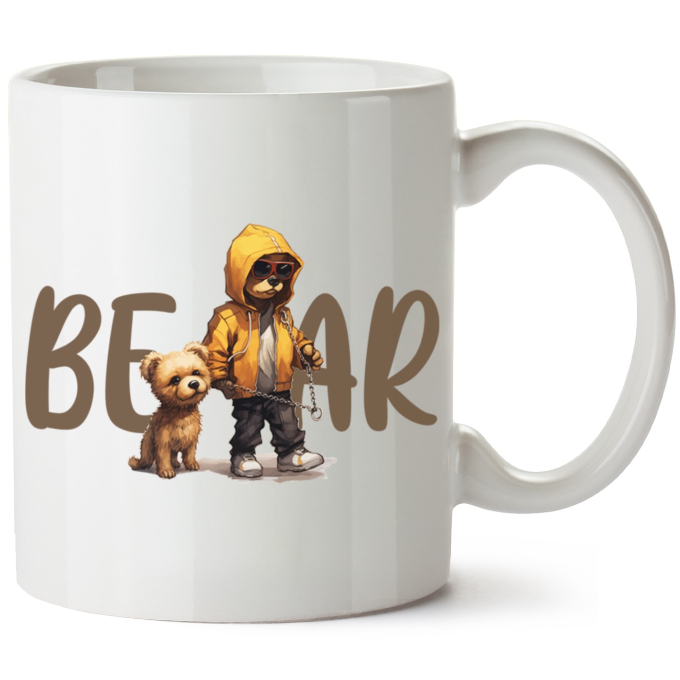 Ayıcık Baskılı Porselen Kupa Bardak