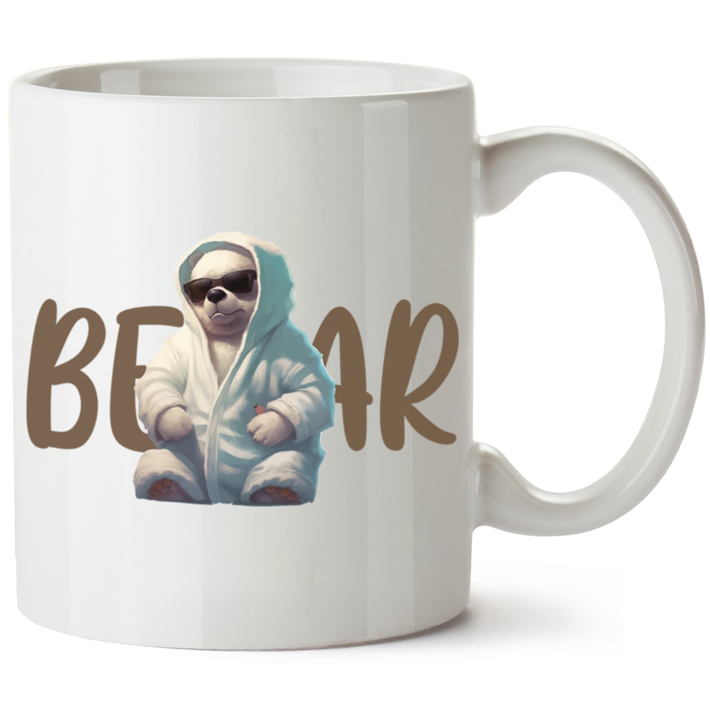 Ayıcık Baskılı Porselen Kupa Bardak