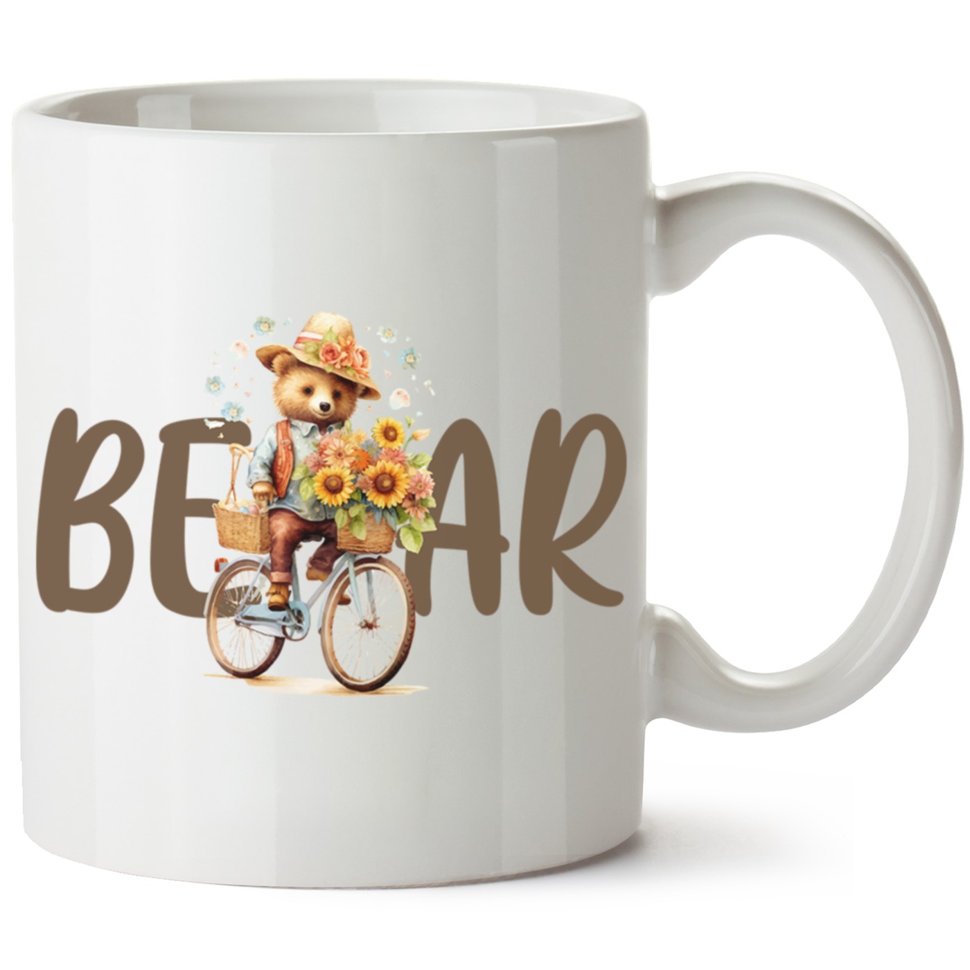 Ayıcık Baskılı Porselen Kupa Bardak