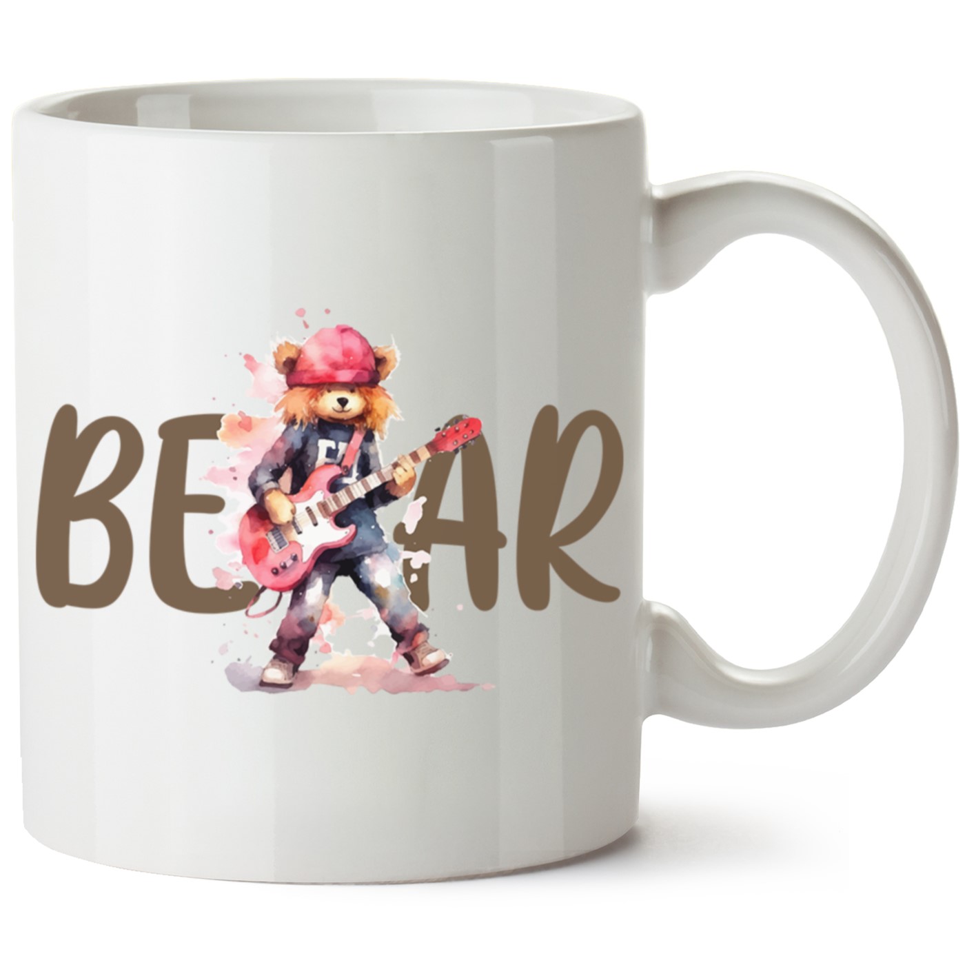 Ayıcık Baskılı Porselen Kupa Bardak