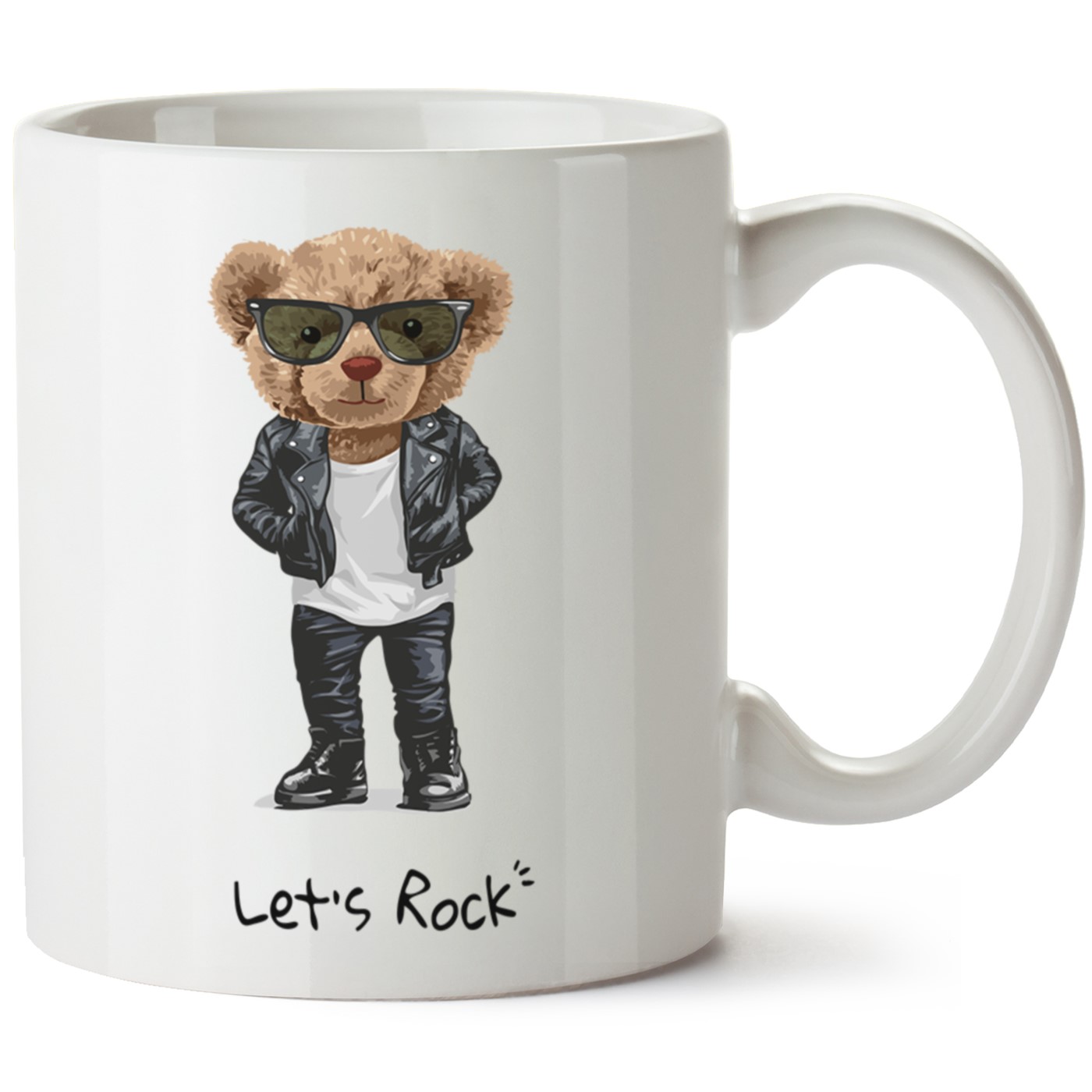 Ayıcık Baskılı Porselen Kupa Bardak